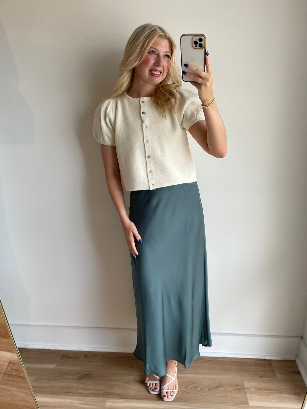 Trish Satin Maxi Skirt
