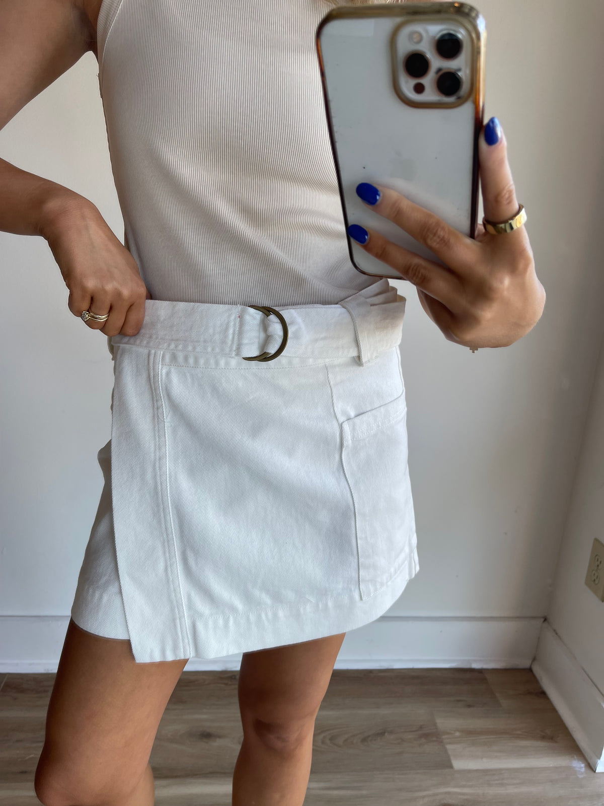 Andrea Denim Mini Skirt