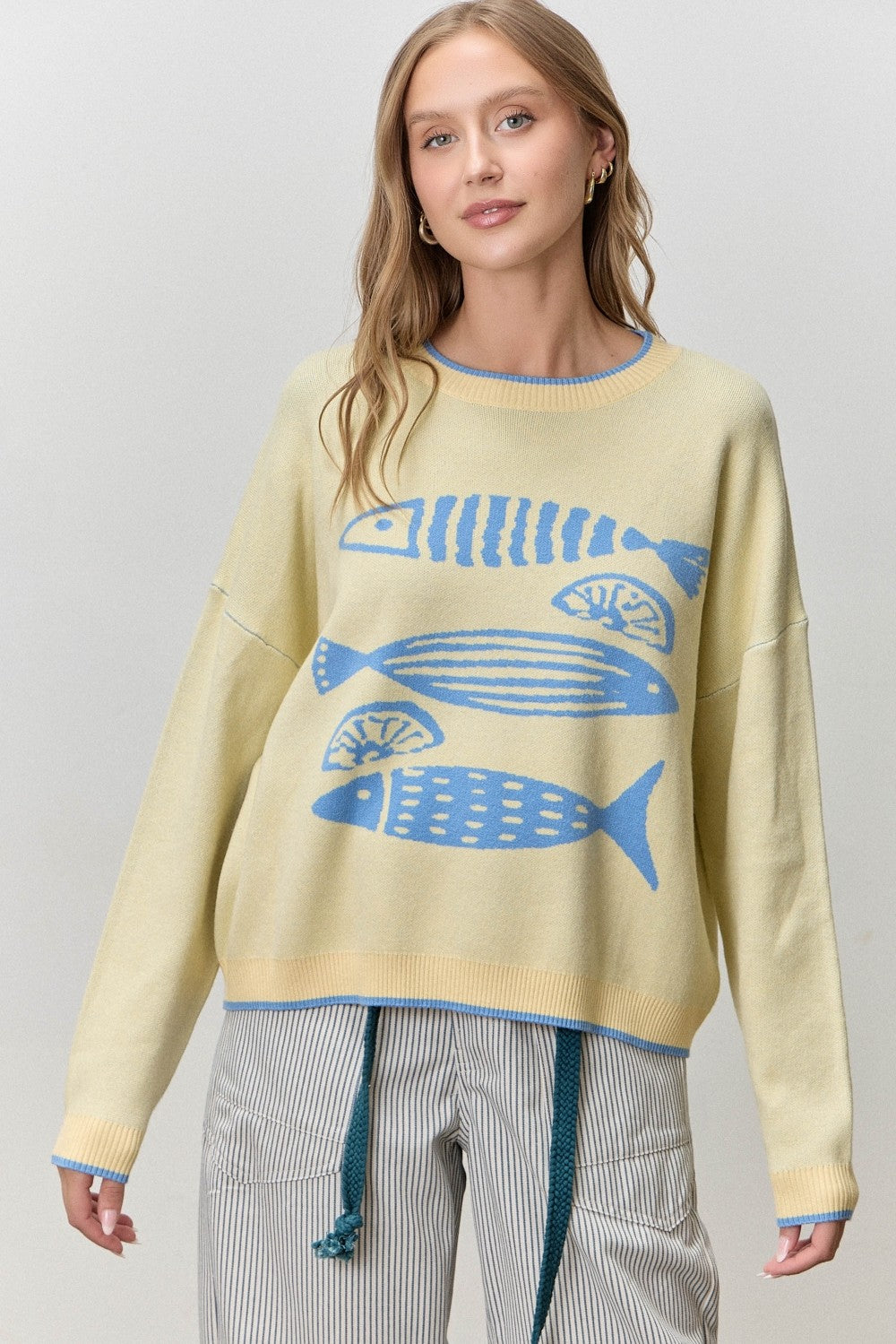 Fish & Lemon Knit Sweater