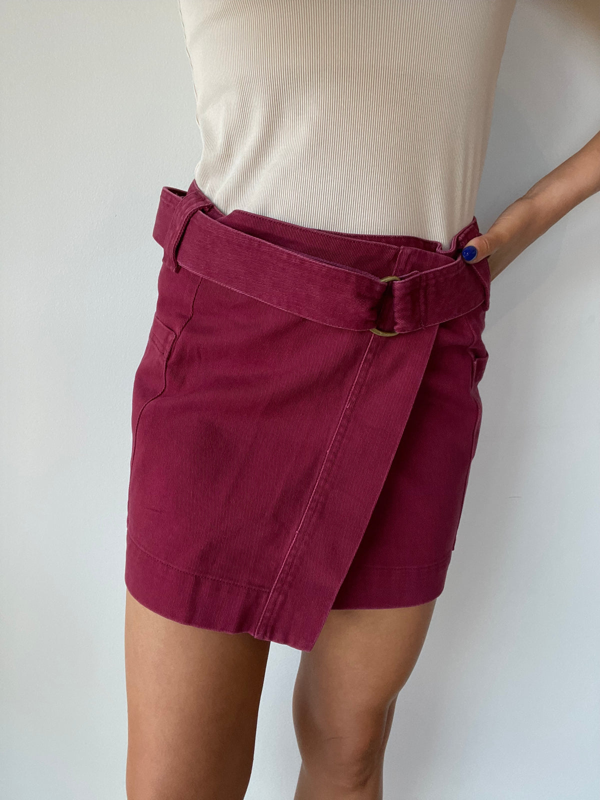 Andrea Denim Mini Skirt