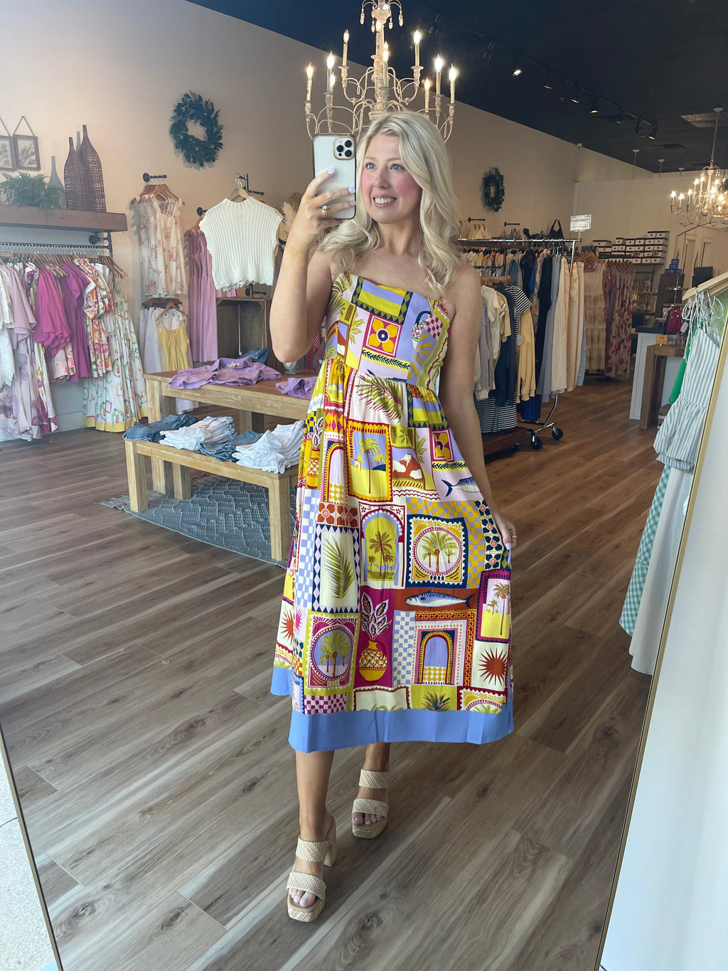 Talmar Postcard Midi Dress