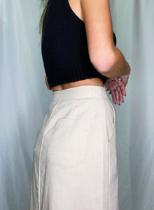 Mia High Waisted A-Line Maxi Skirt