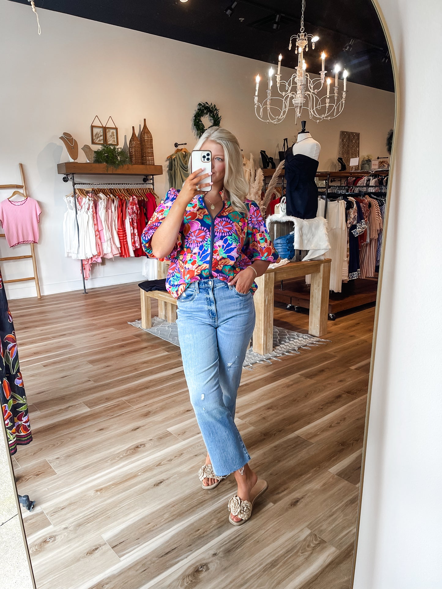 Callie Floral Top