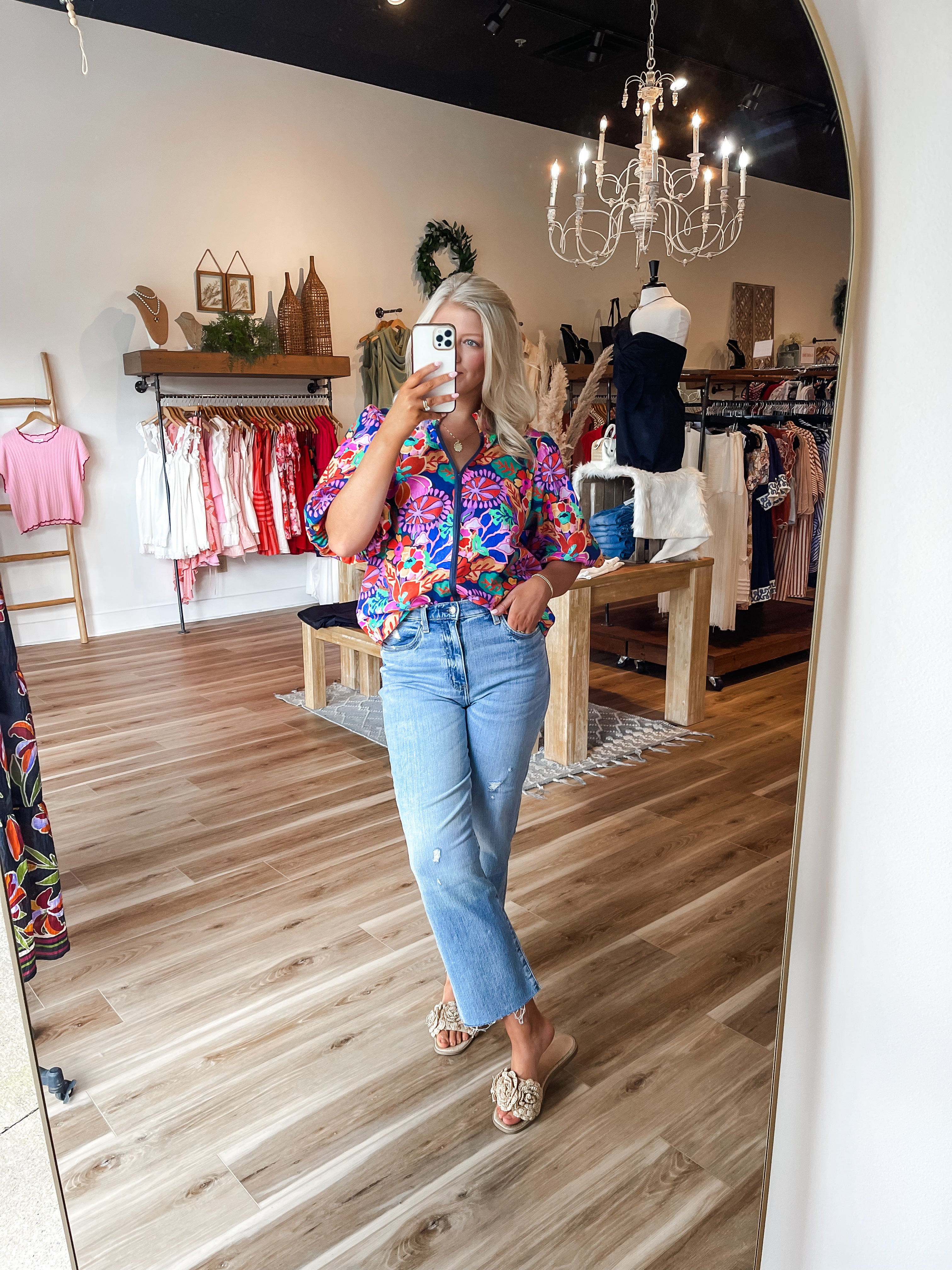 Callie Floral Top