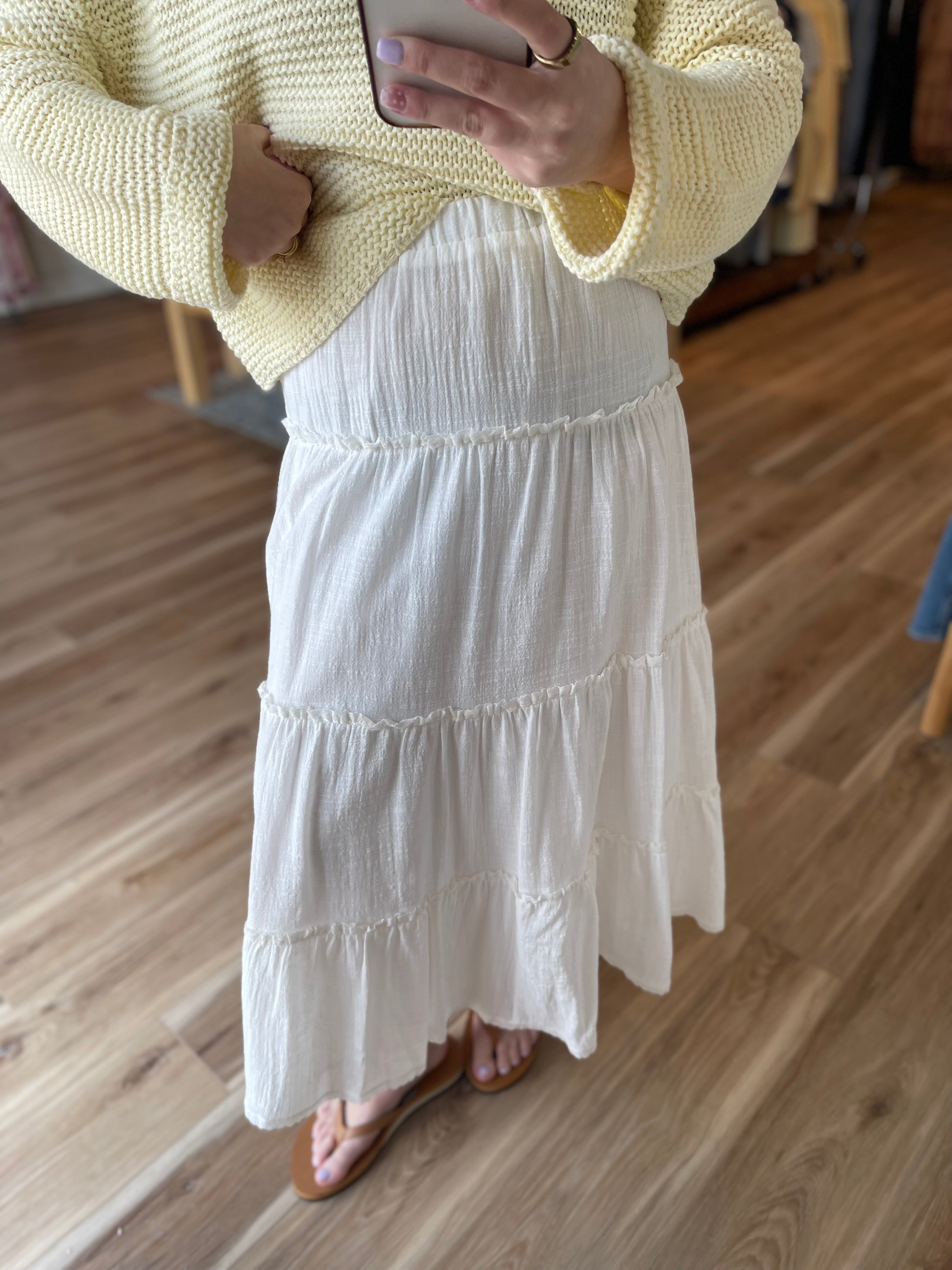 Brooke Tiered Maxi Skirt