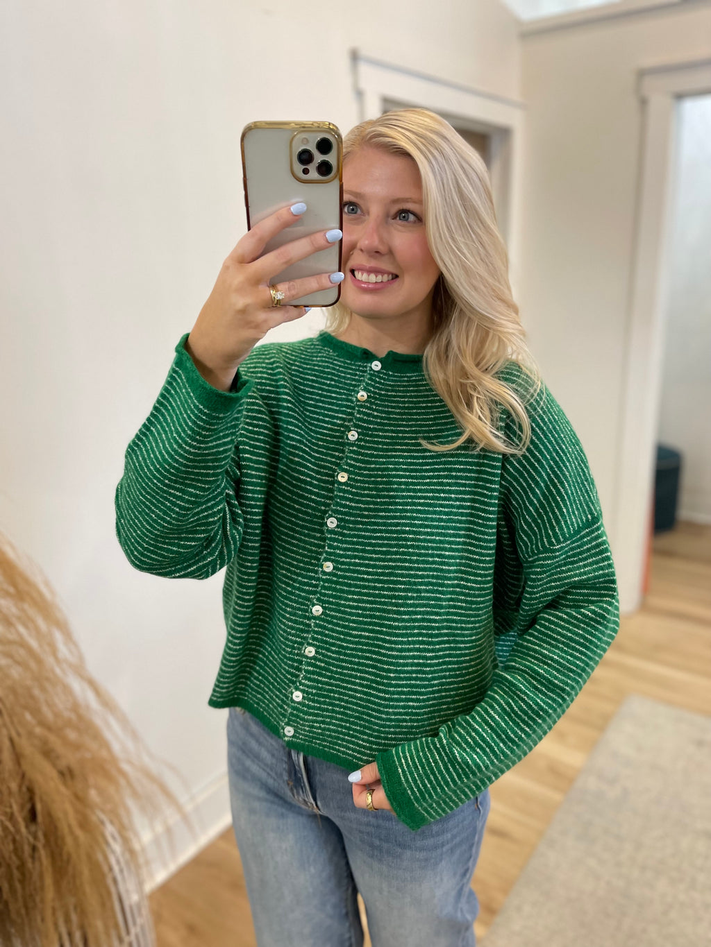 Ella Pin Stripe Cardigan