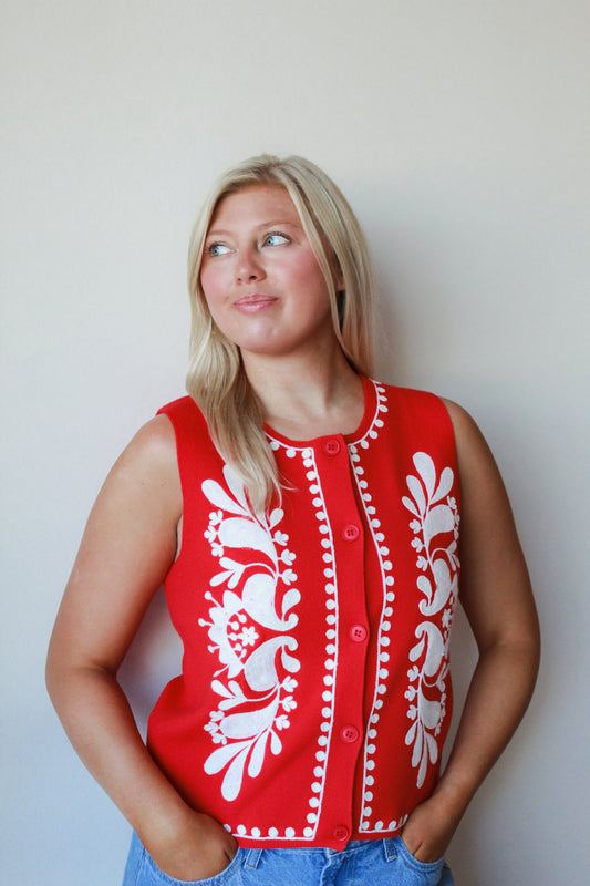 Jolie Embroidered Top