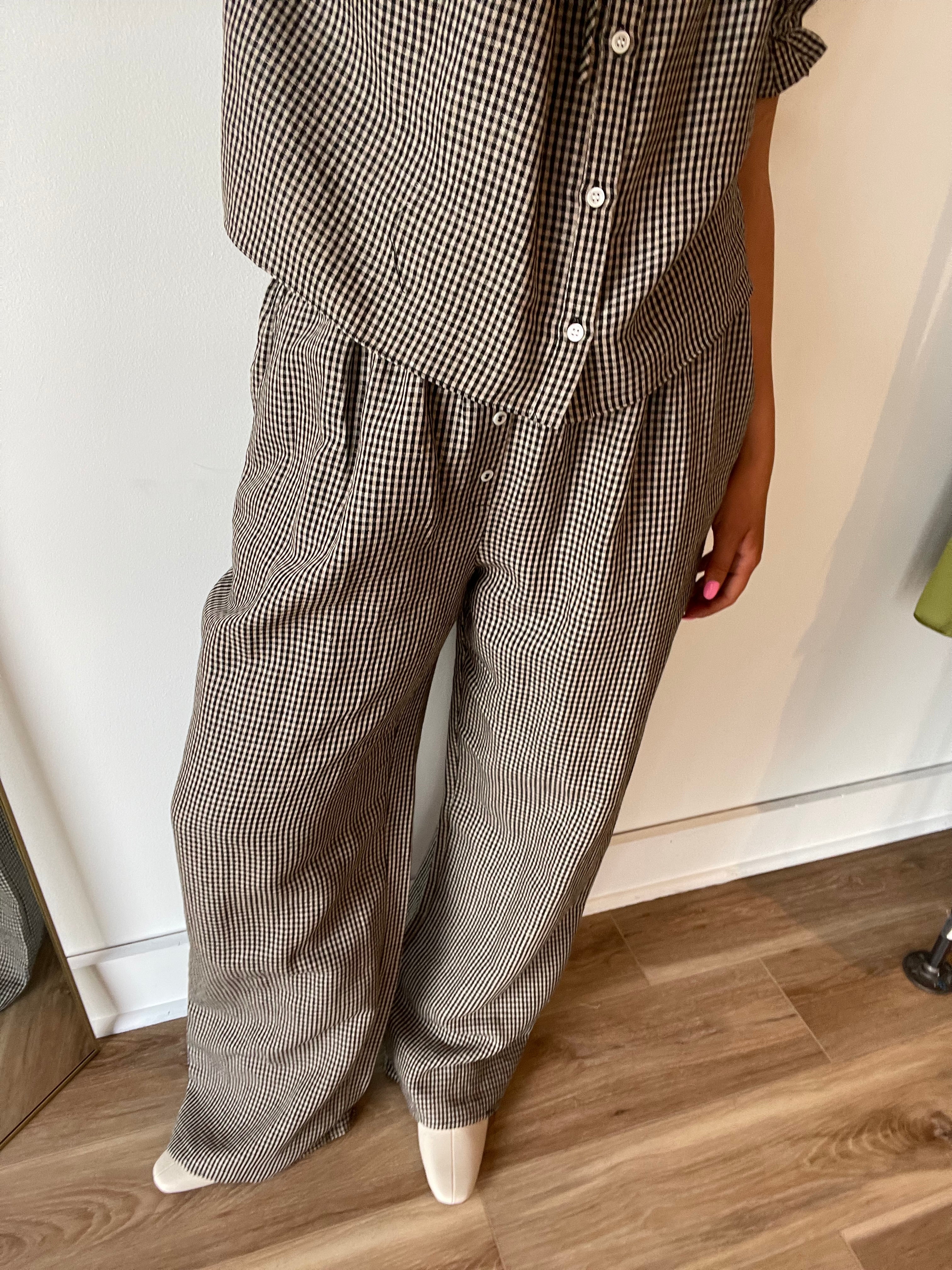 Matilda Gingham Pants