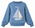 Sailboat Roll Neck Sweater