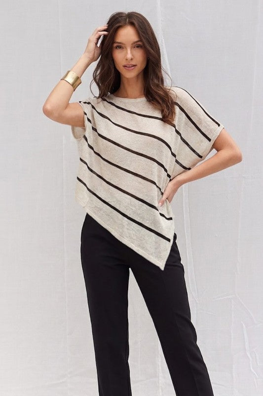 Kylie Stripe Knit Top