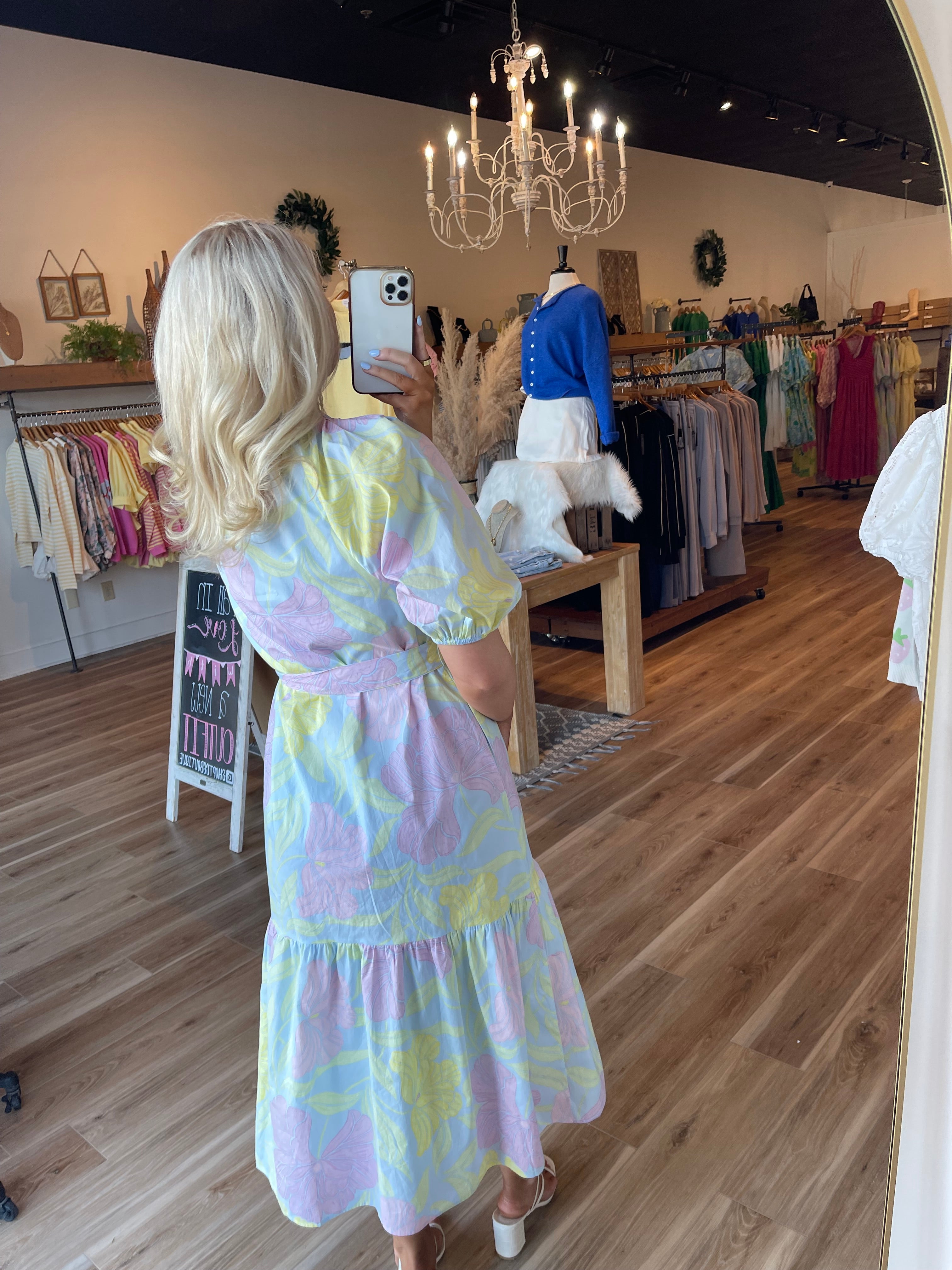 Brisa Floral Midi Dress