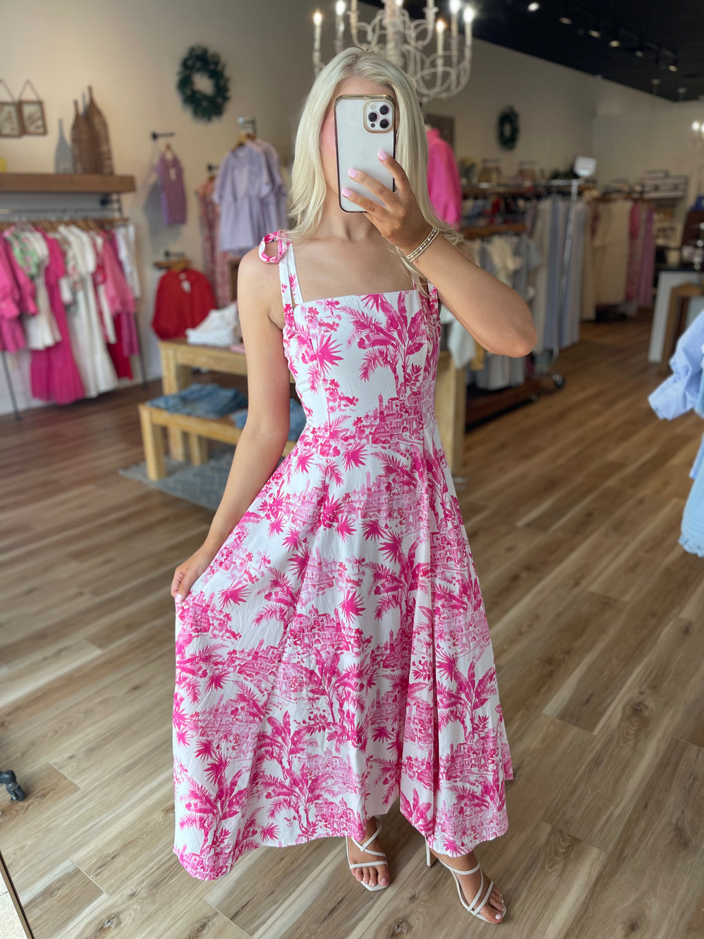 Palm Midi Dress