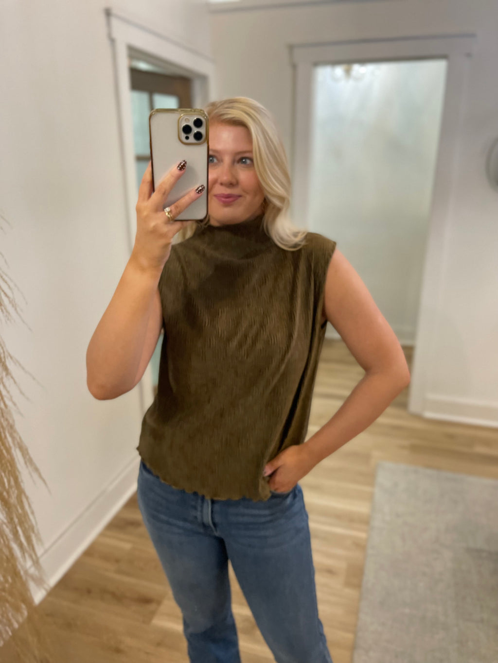Darby Mock Neck Top
