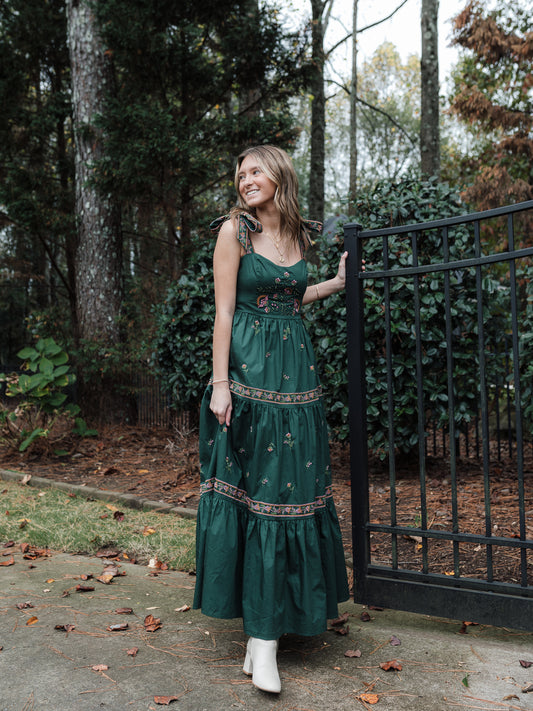 Ellan Embroidered Maxi