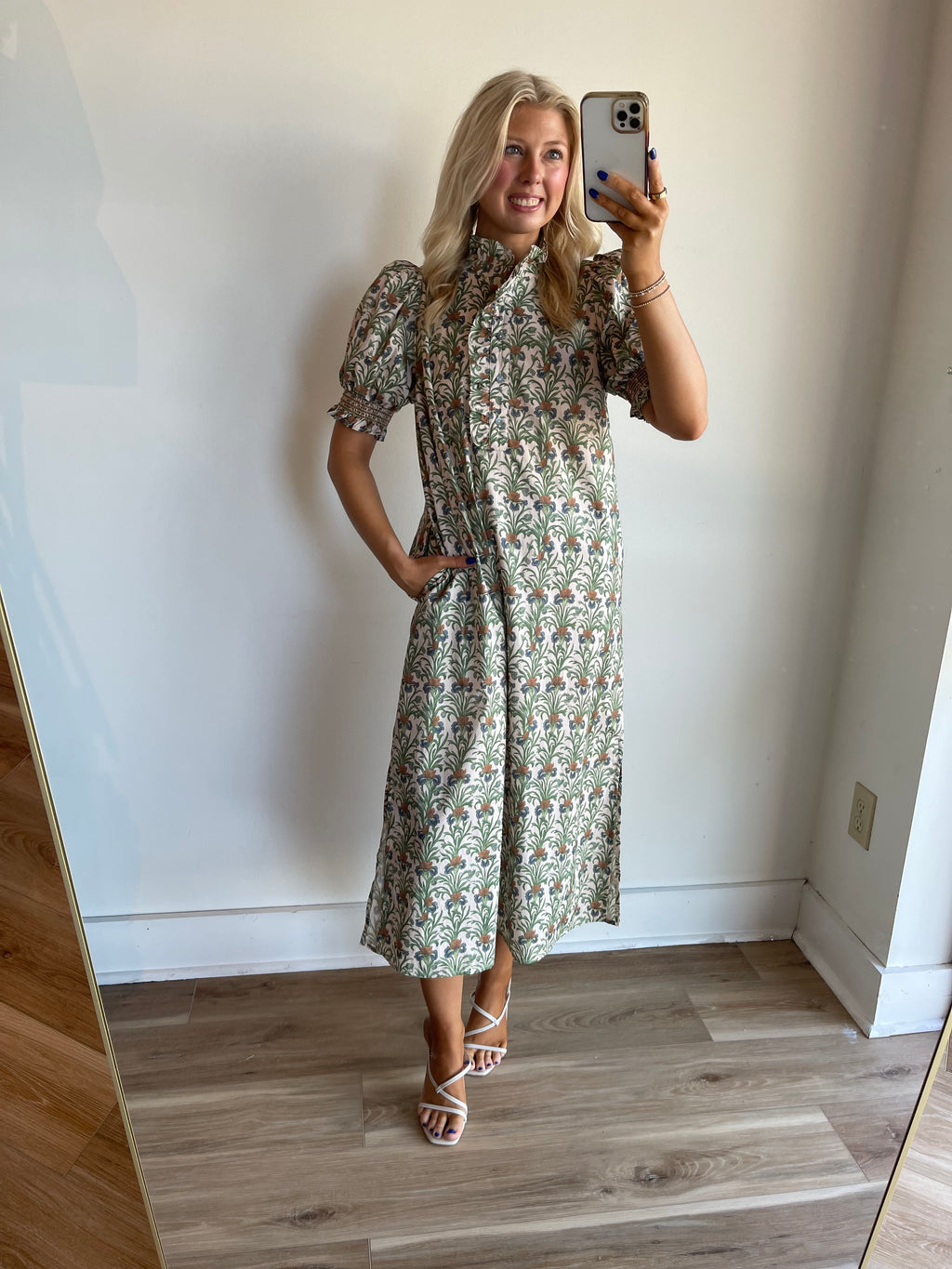 Iris Floral Maxi Dress
