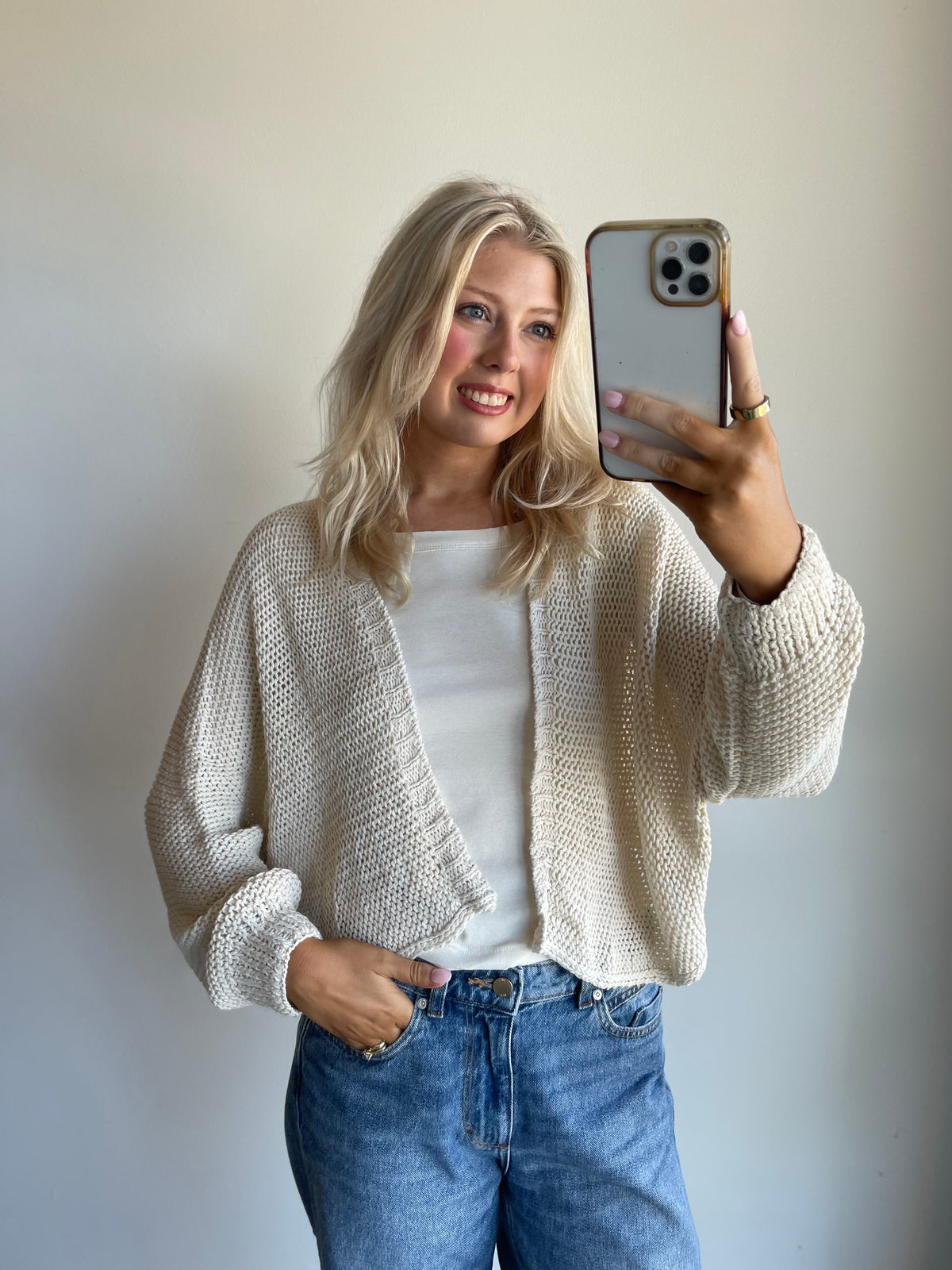 Kelsey Cropped Cardigan