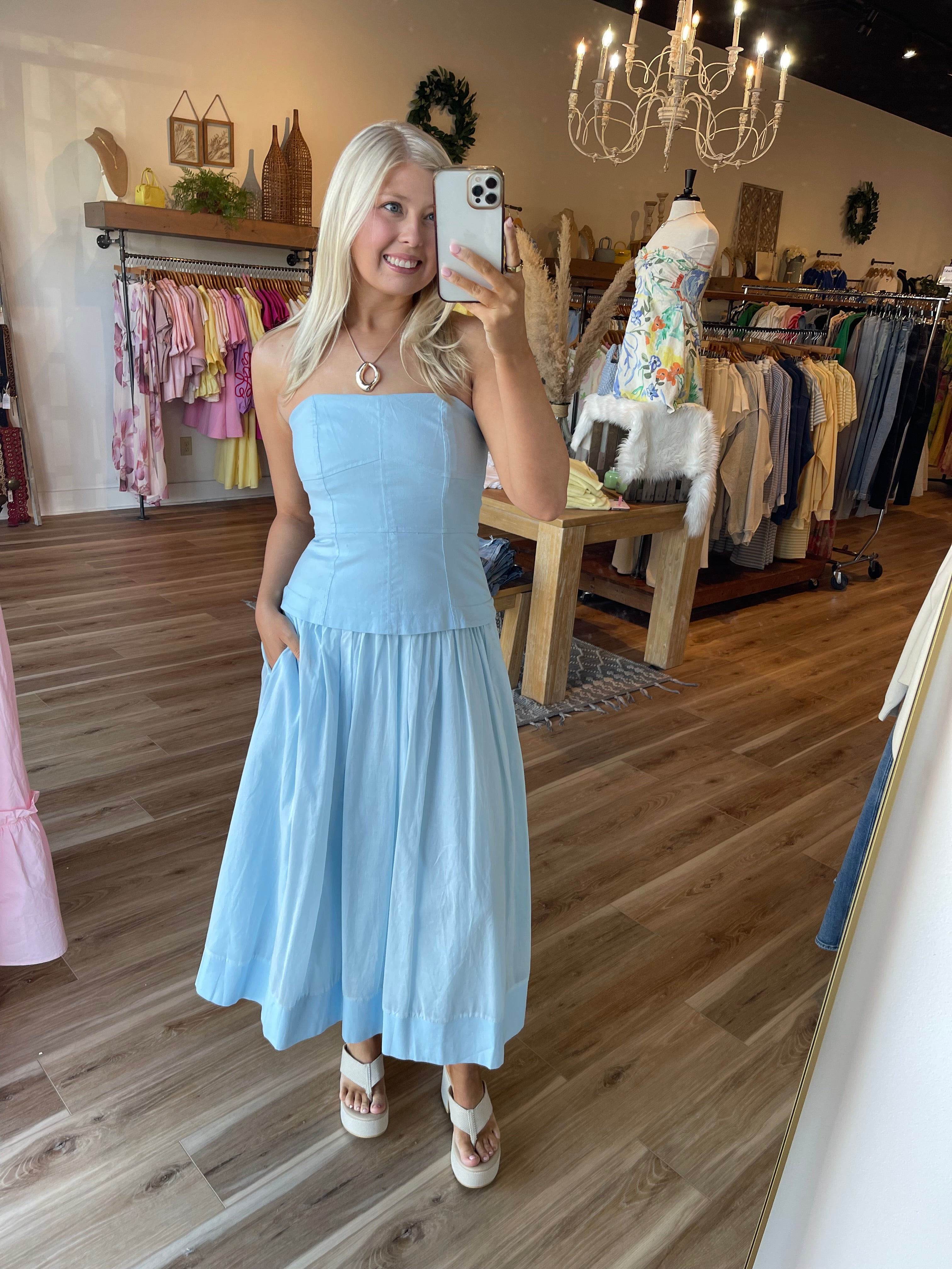 Everleigh Corset Midi Dress