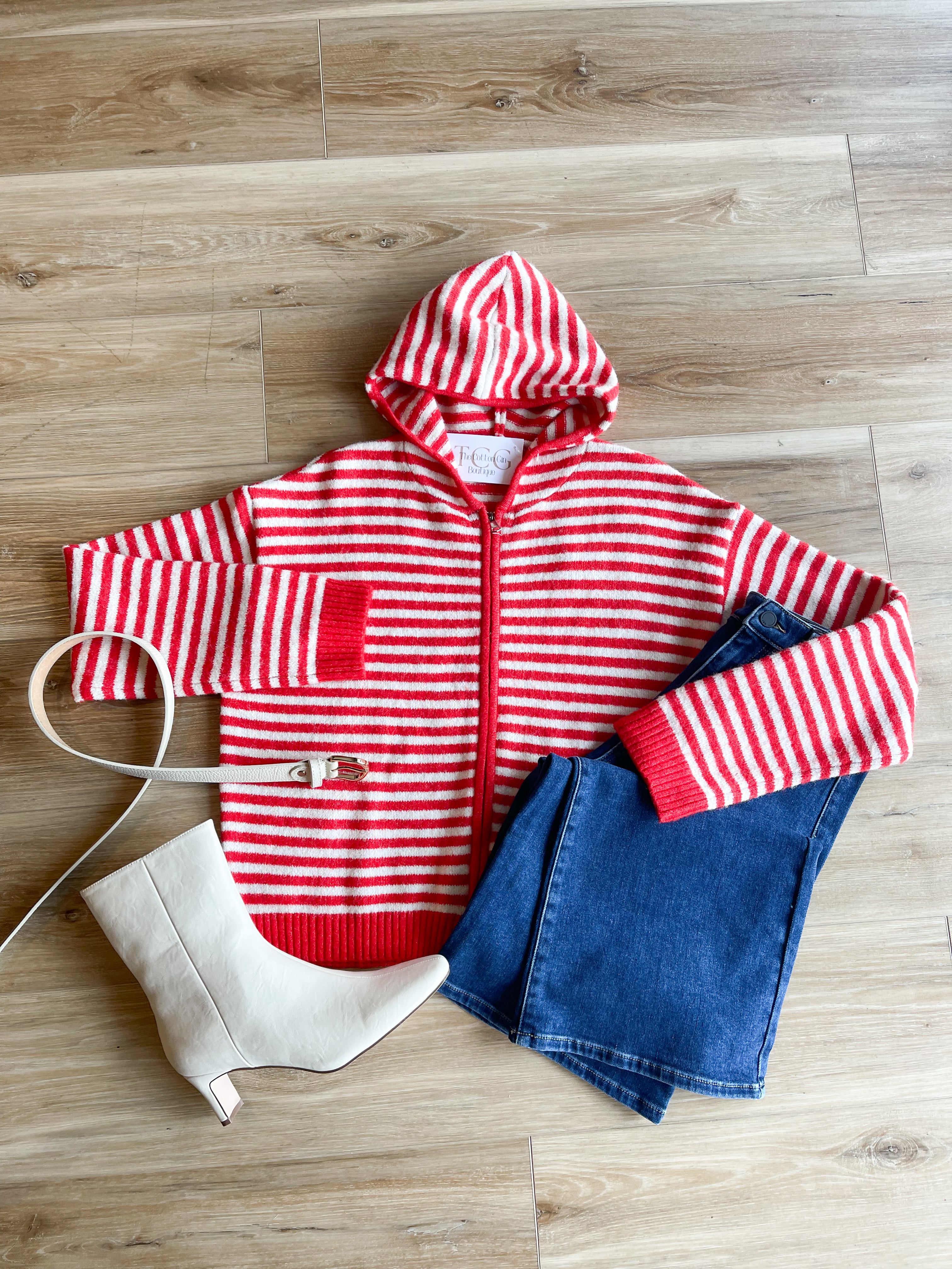 Baxley Striped Hoodie