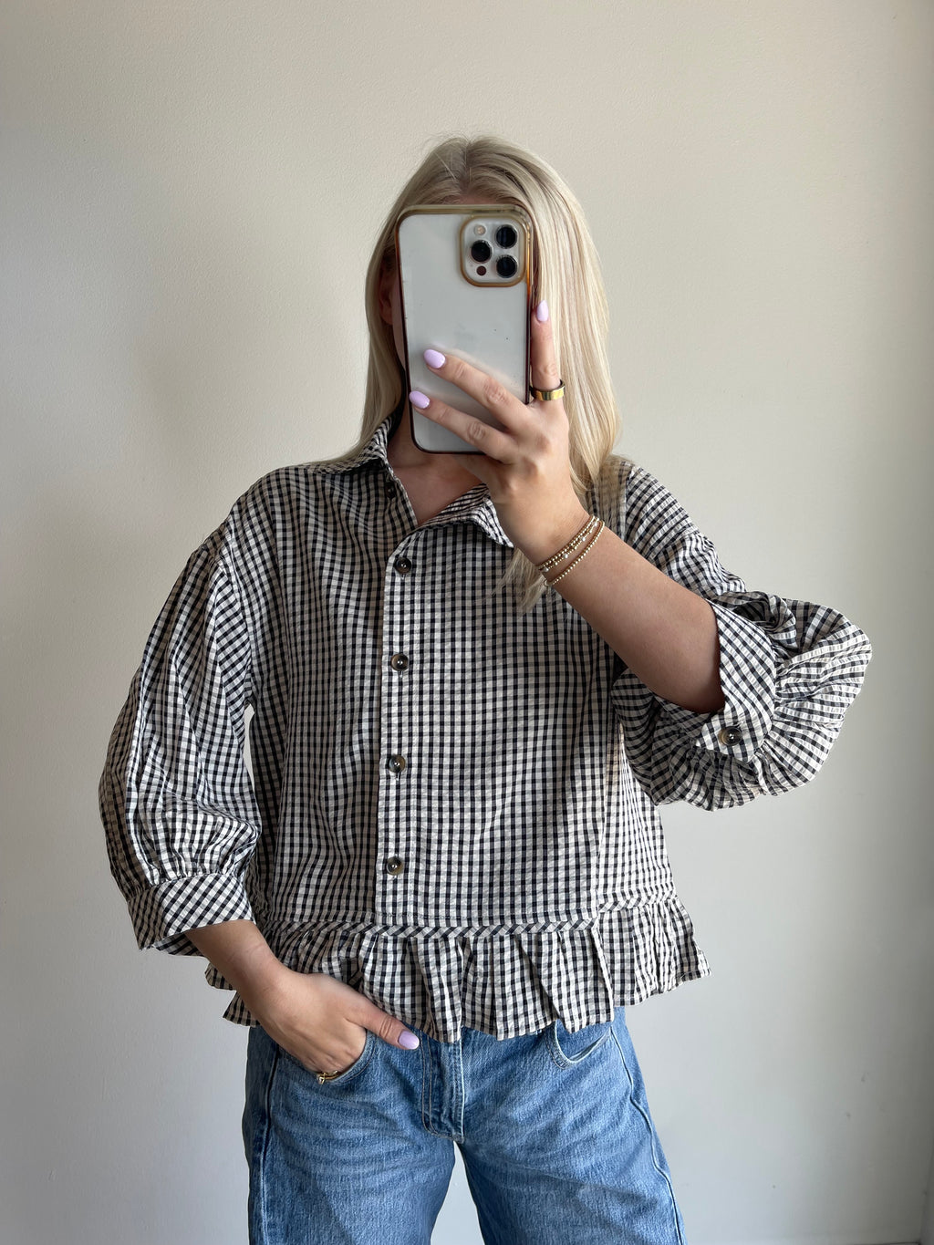 Miller Gingham Top