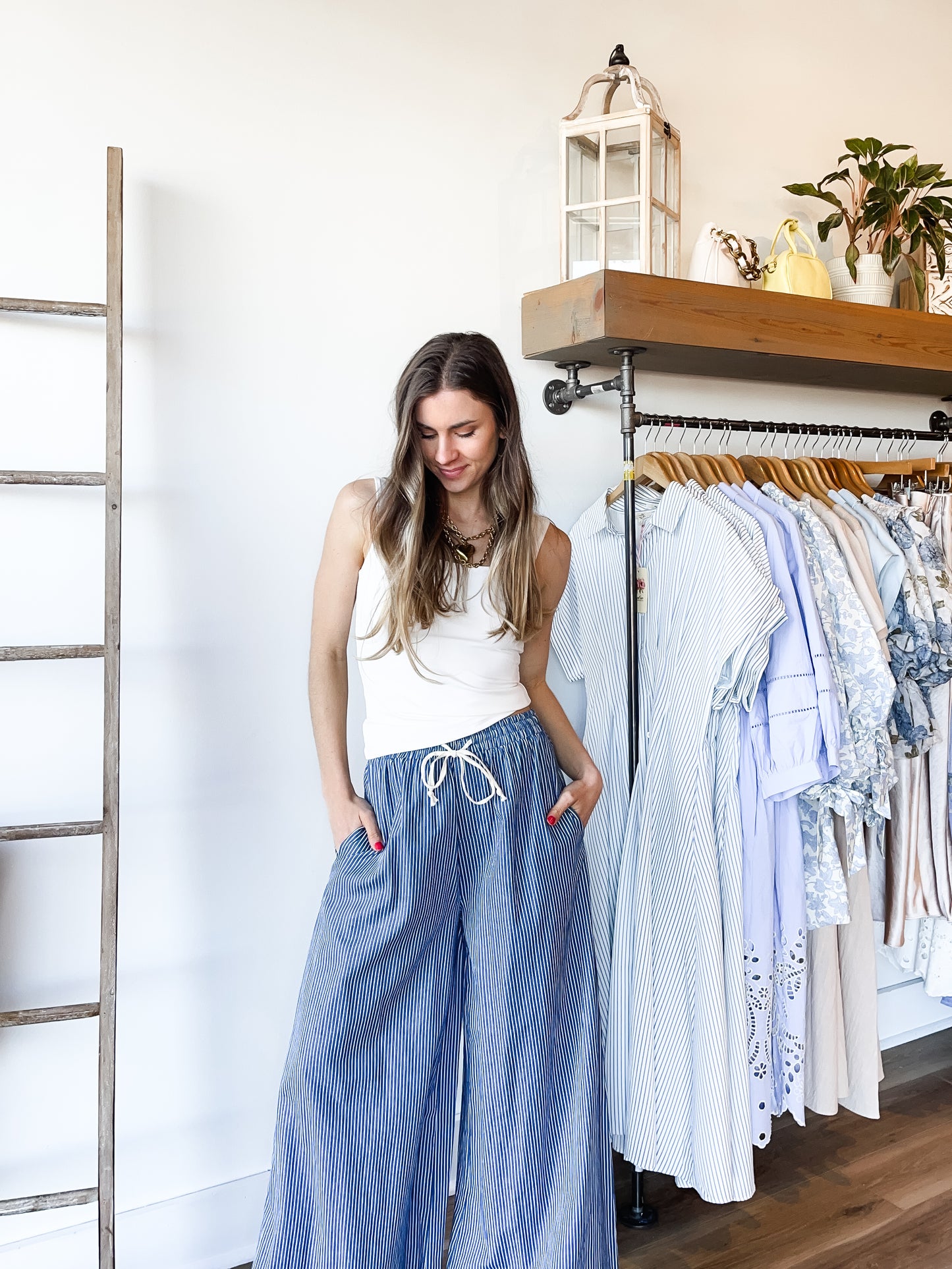 Sadie Striped Wide Leg Pants