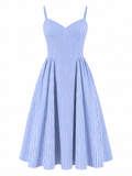 Clara Striped Midi Dress