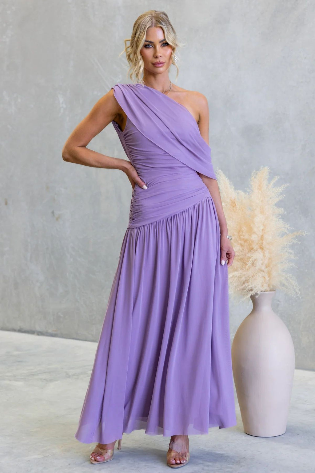 Annika One Shoulder Maxi Dress