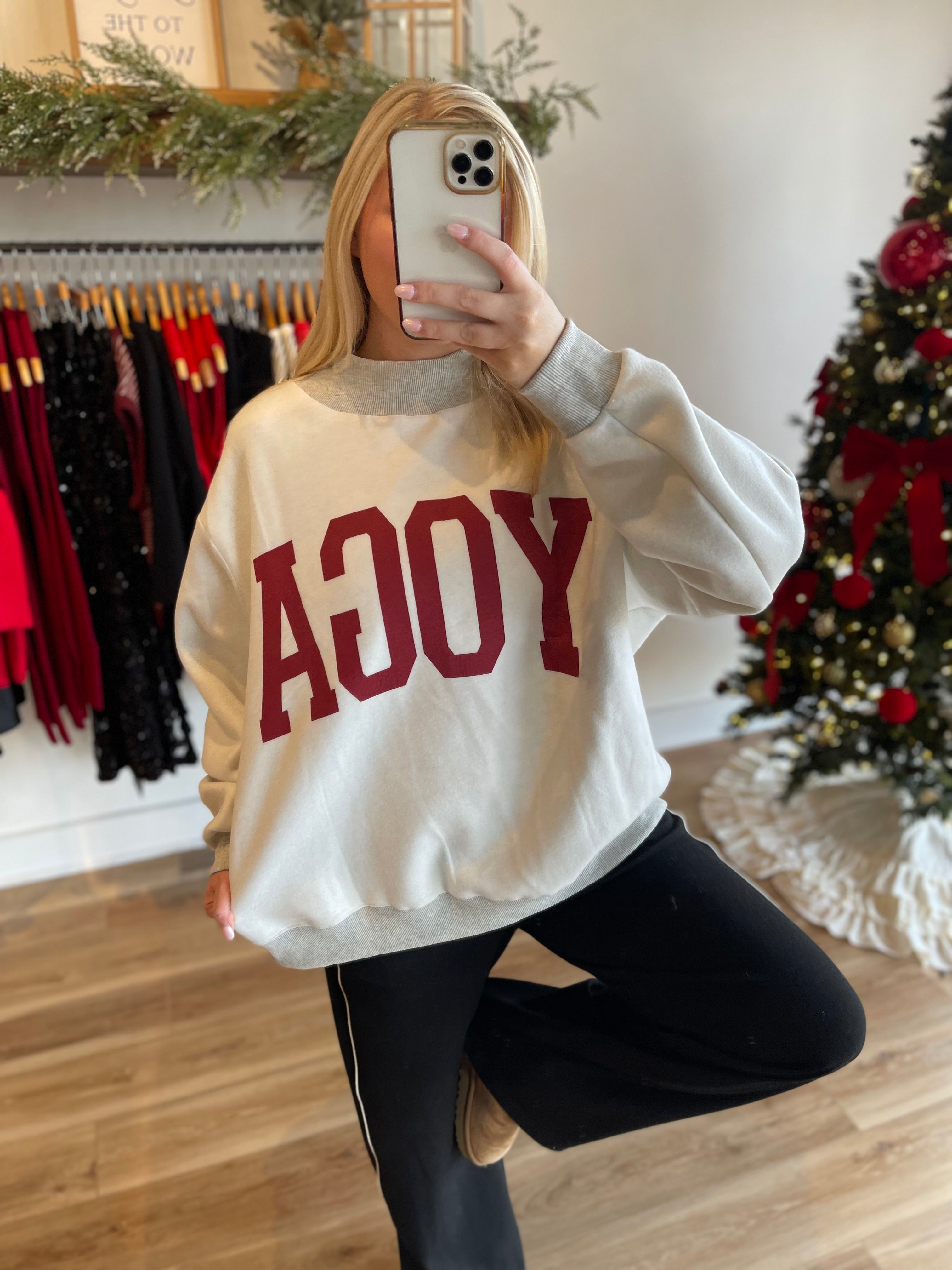 'Pilates' Reversible Mock Neck