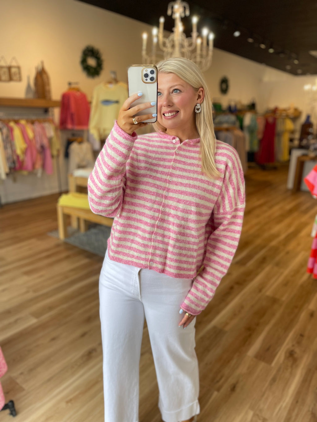 Norah Striped Cardigan