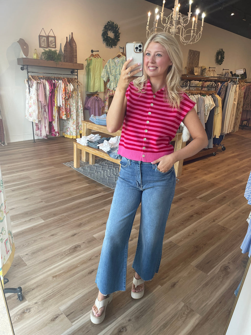 Mallory Stripe Top