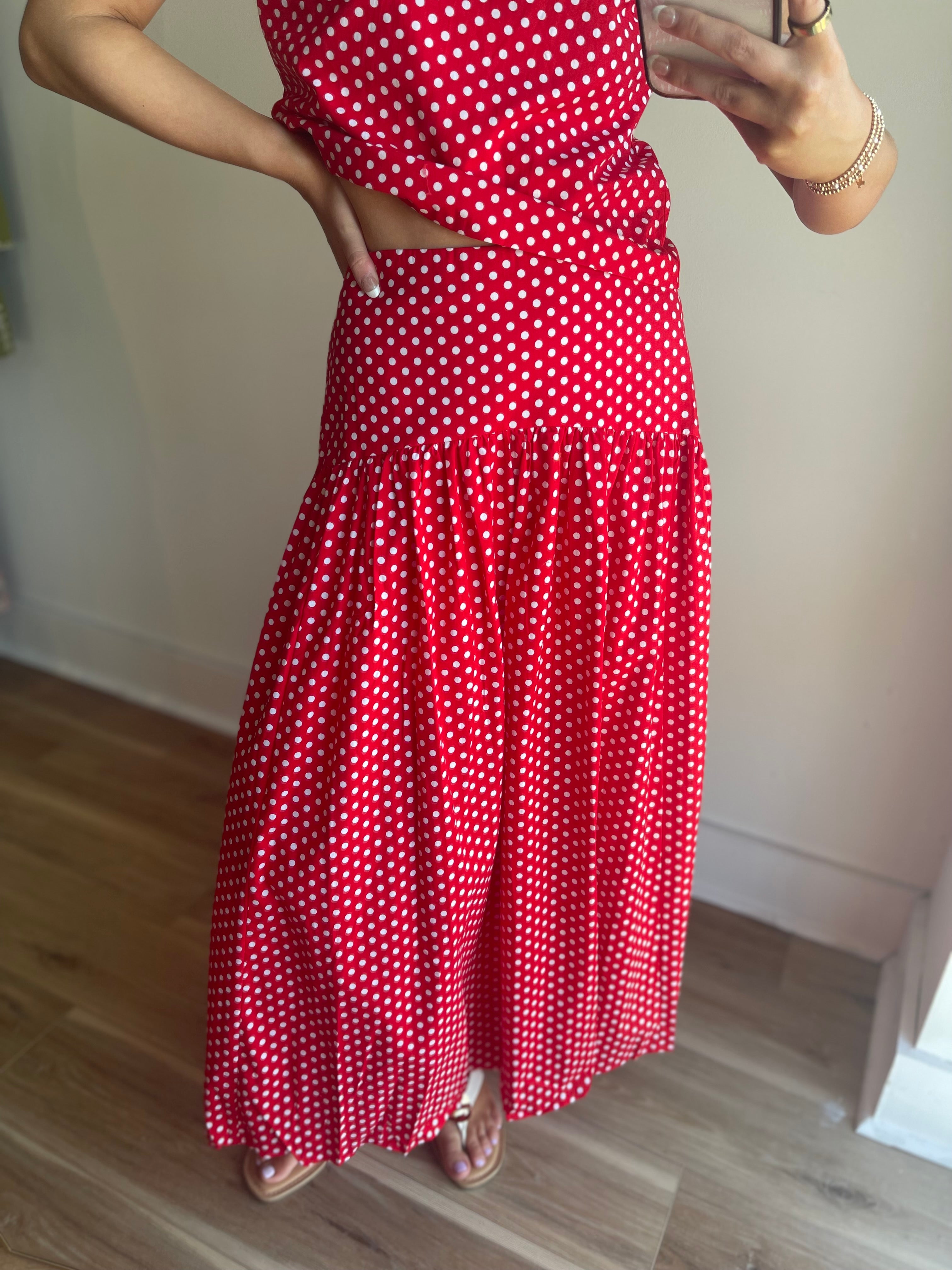 Karina Polka Dot Skirt