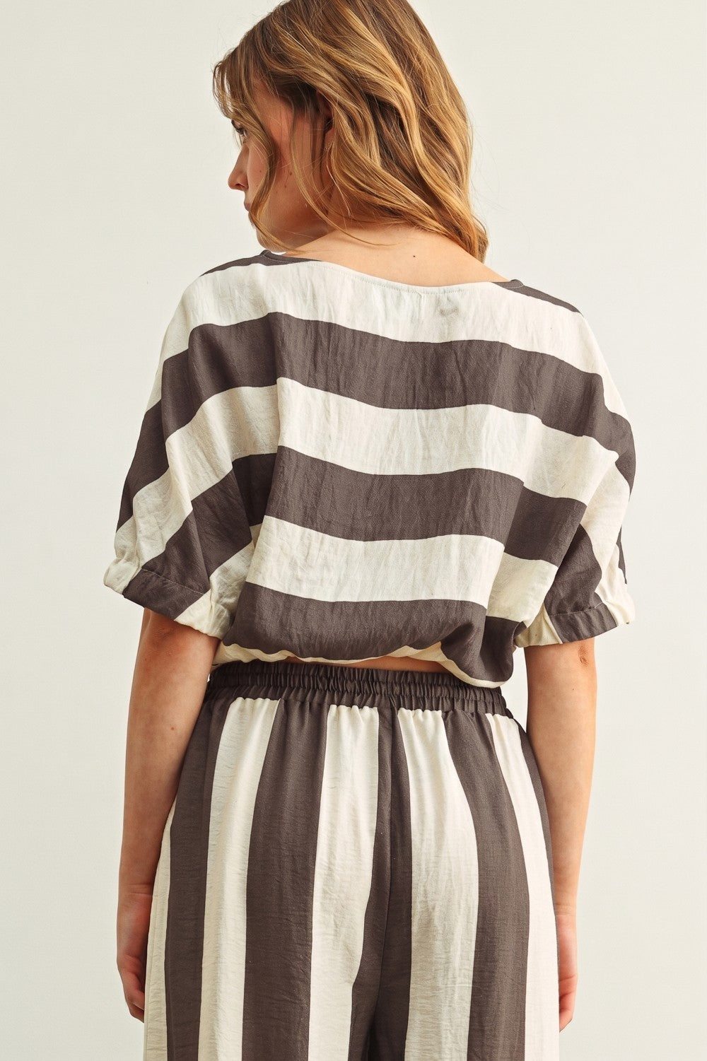 Vada Wide Stripe Top