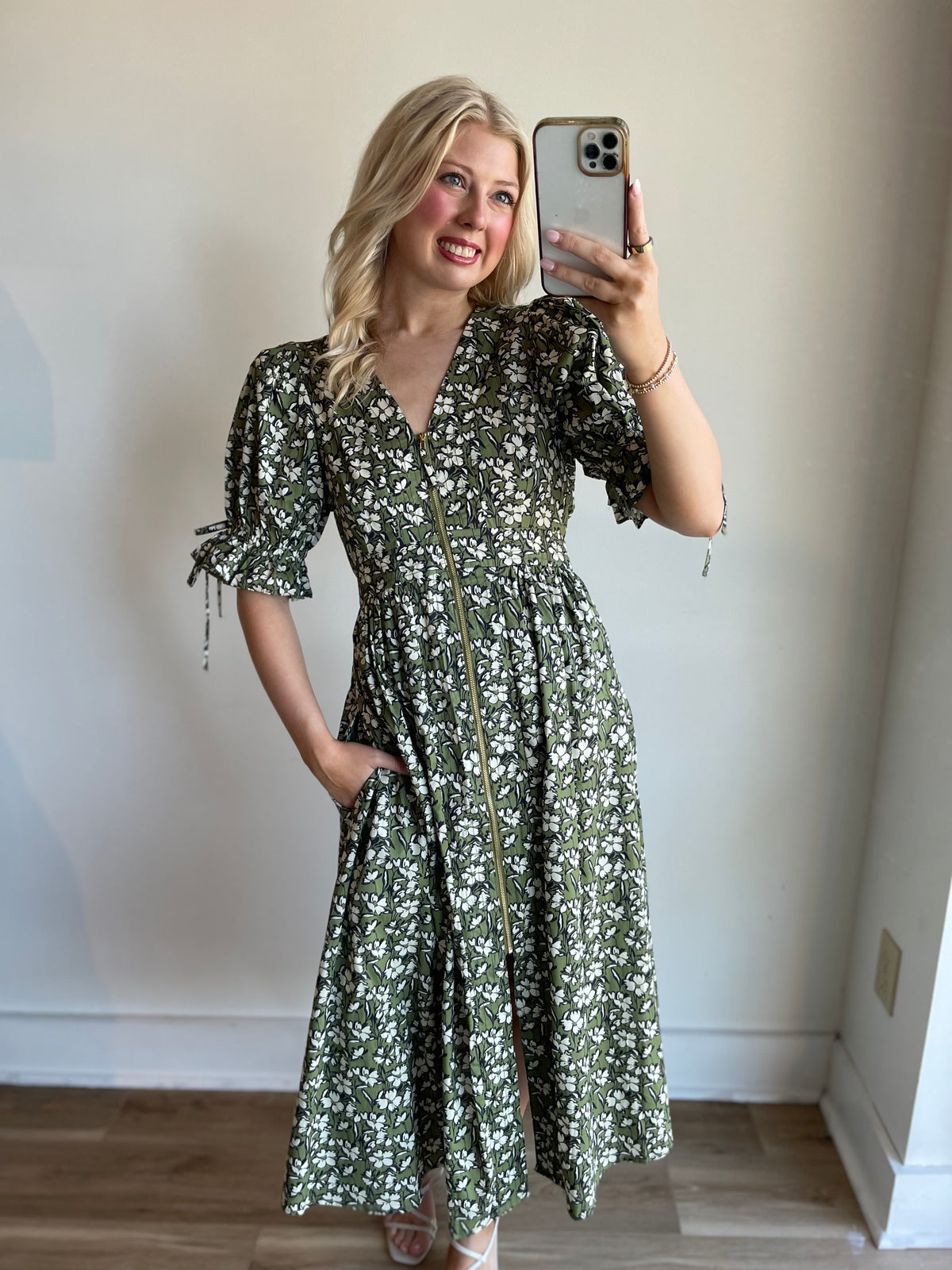 Cyrus Floral Midi Dress