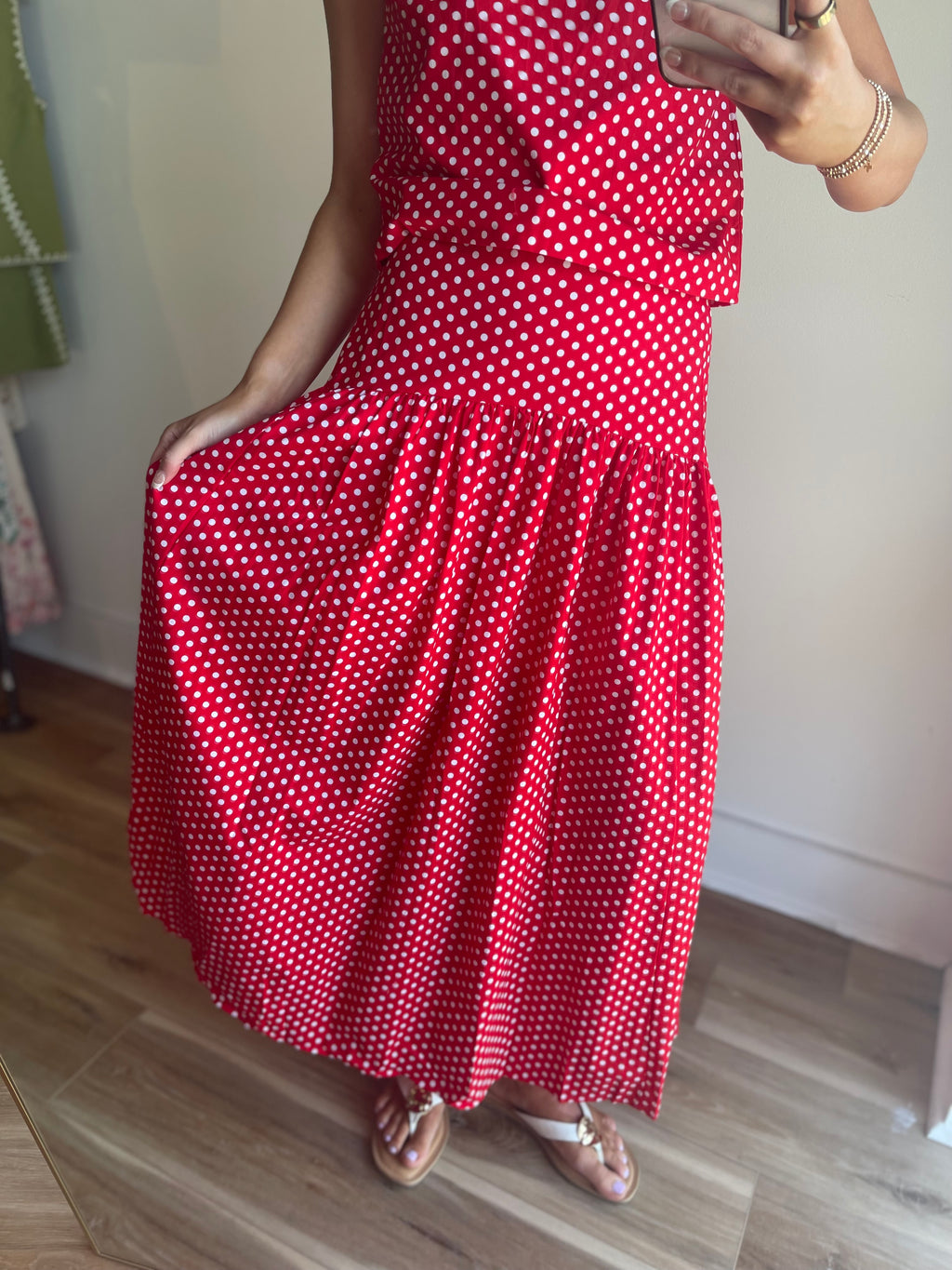 Karina Polka Dot Skirt