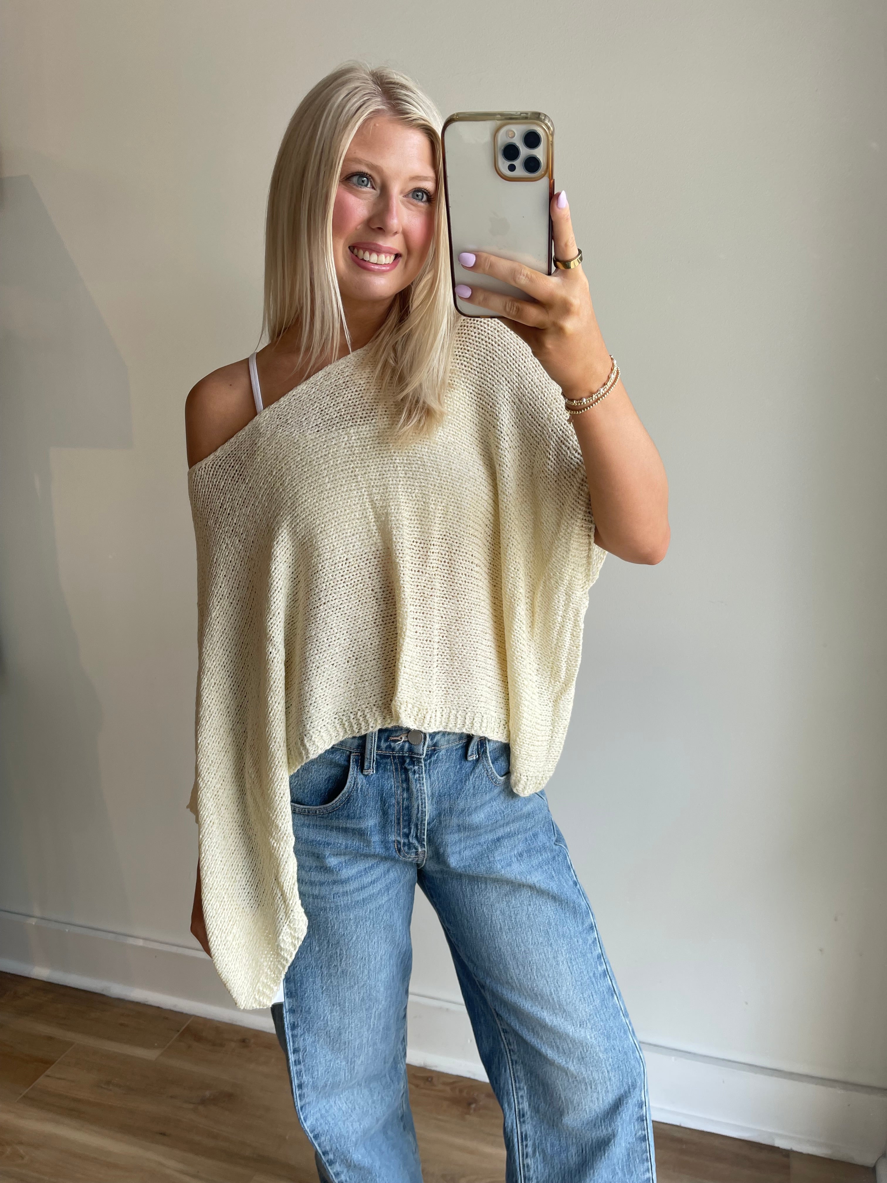 Lurex Poncho