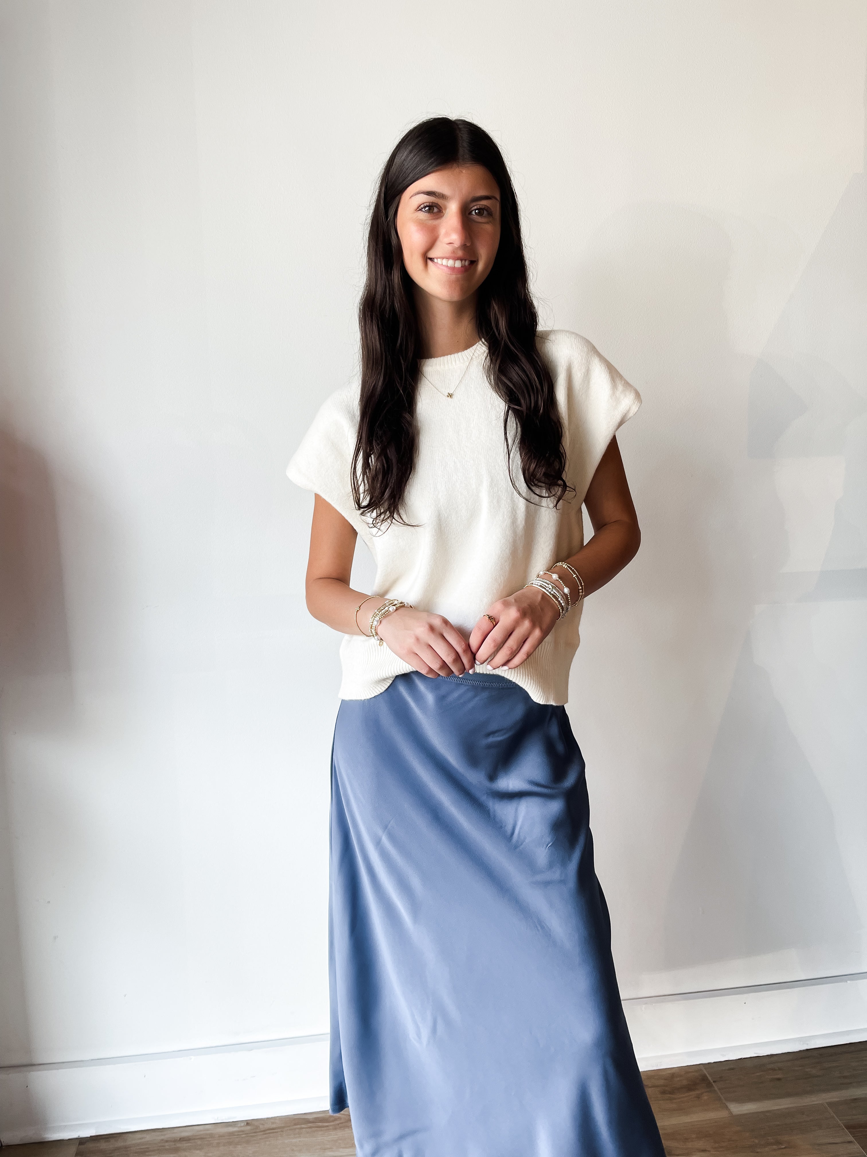 Constance Satin Skirt