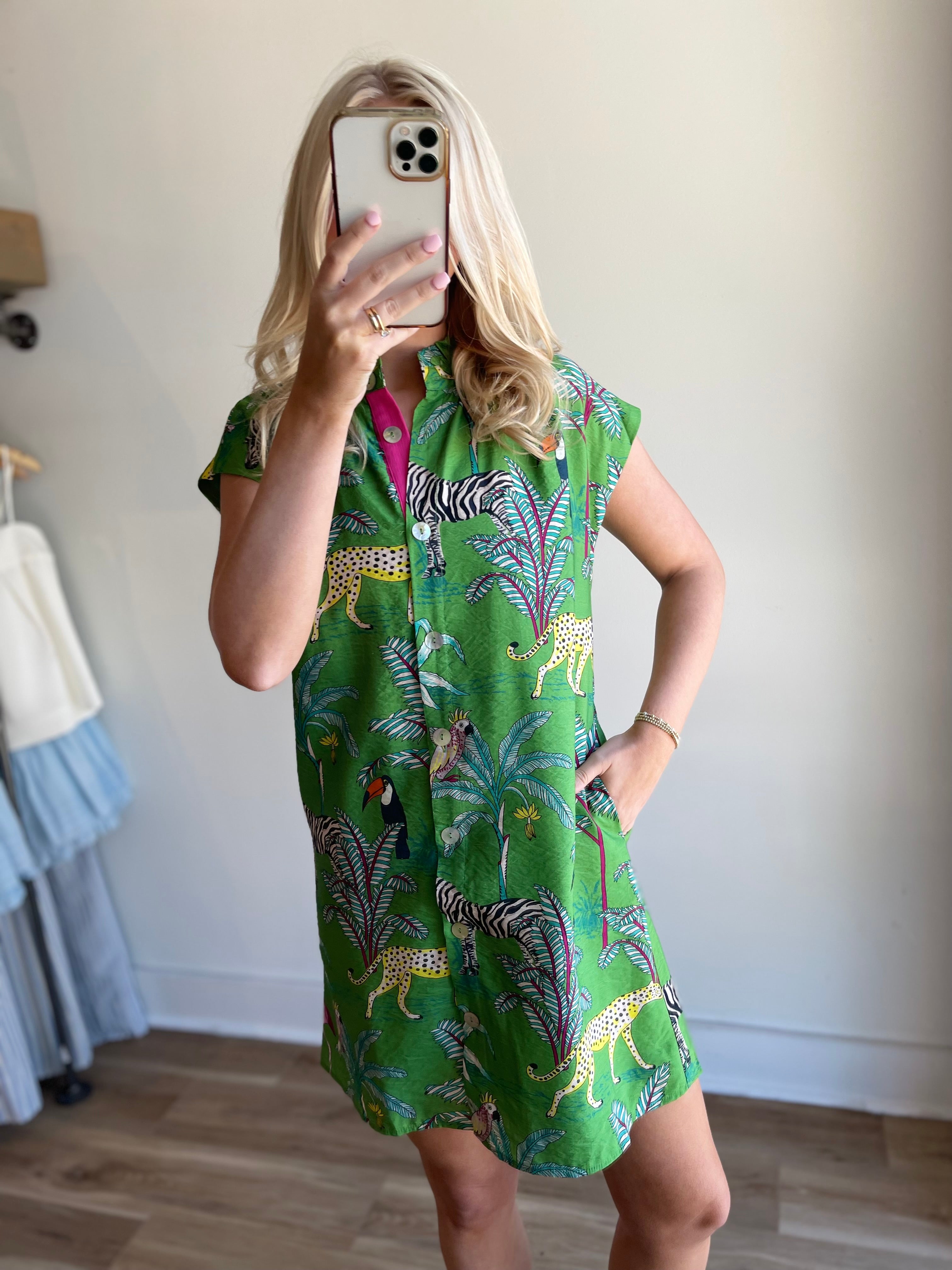 Safari Mini Dress