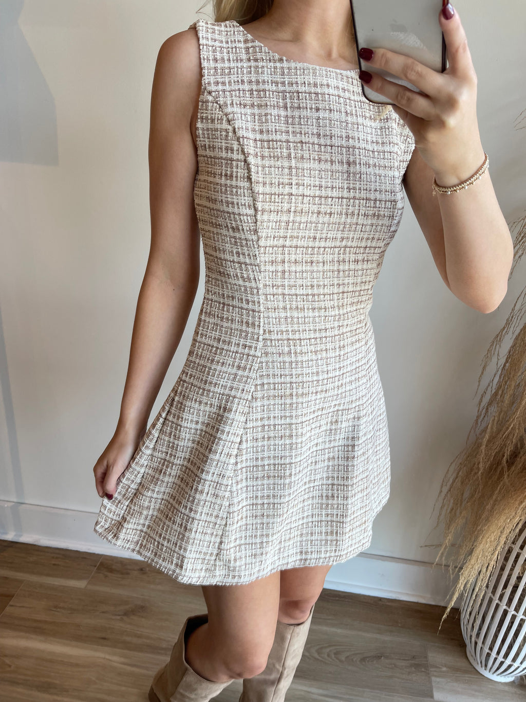 Camila Tweed Mini Dress