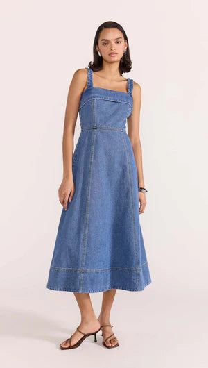 Tate Denim Midi