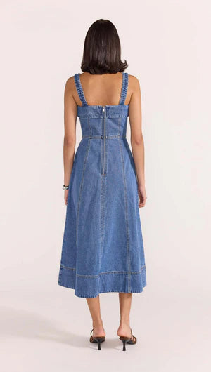 Tate Denim Midi