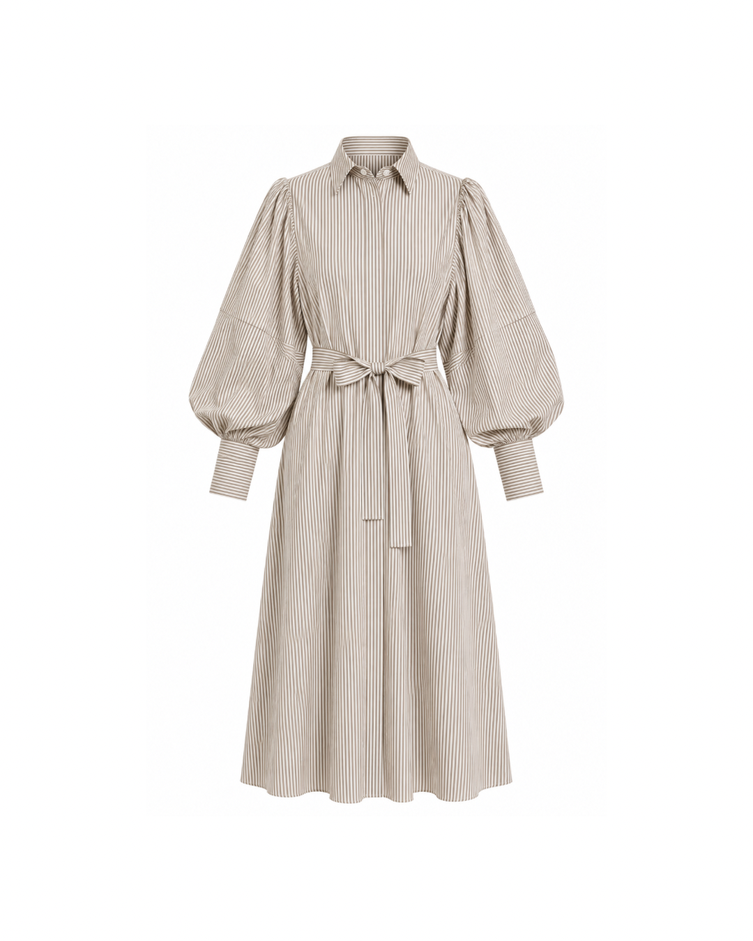 Camille Striped Midi Dress