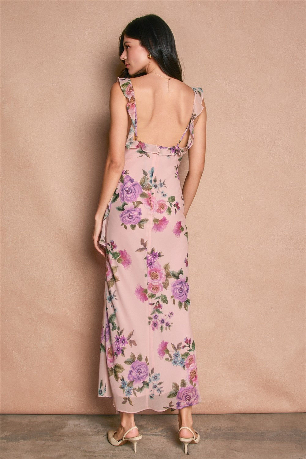 Lily Floral Midi Dress