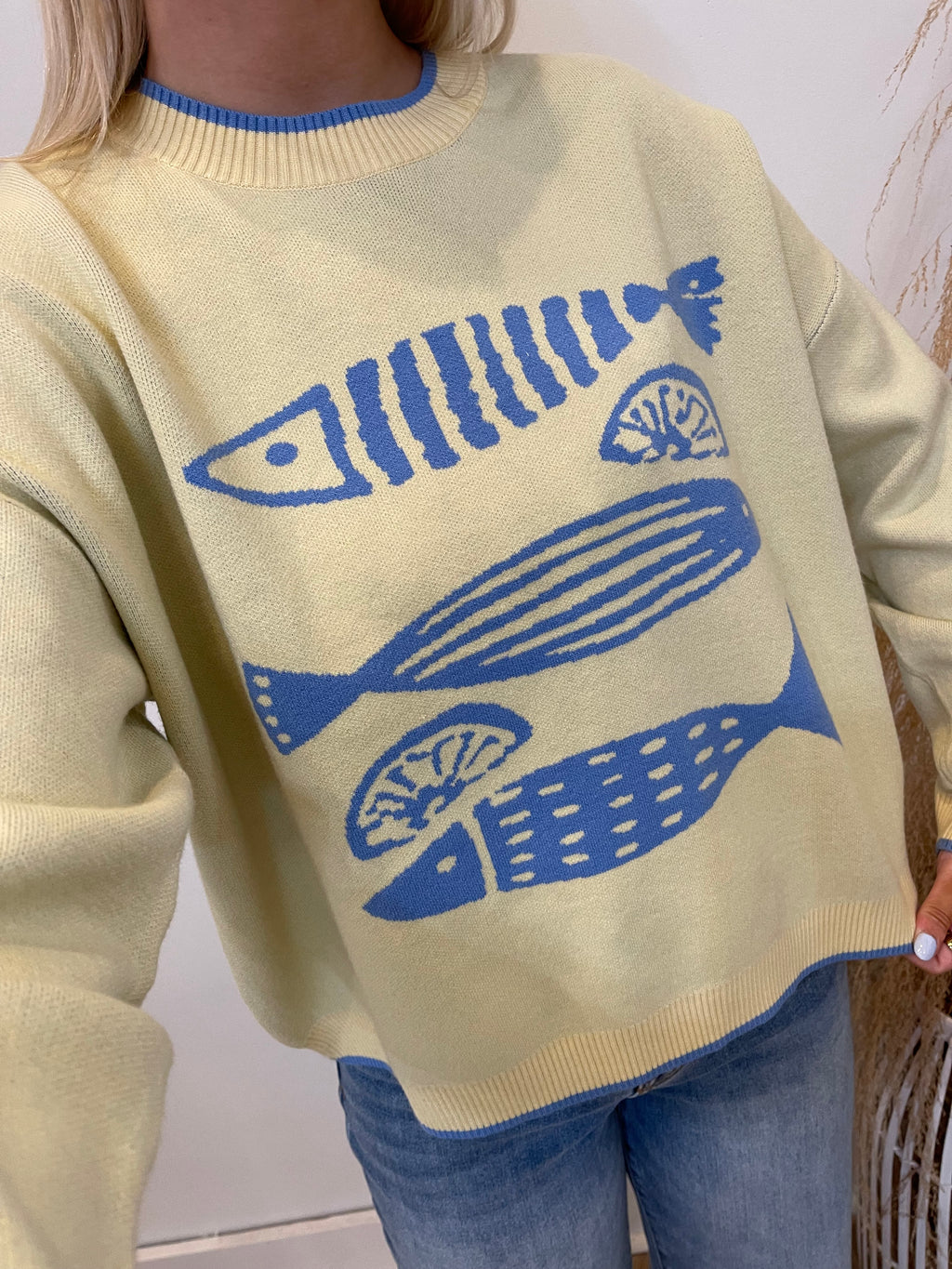 Fish & Lemon Knit Sweater