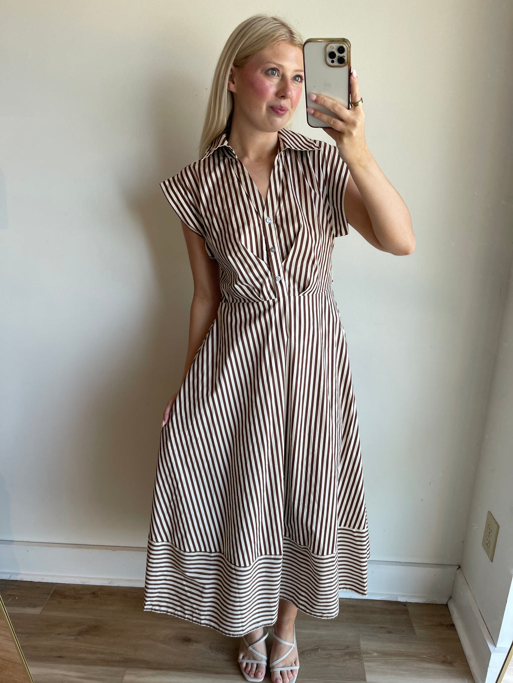 Raven Stripe Midi