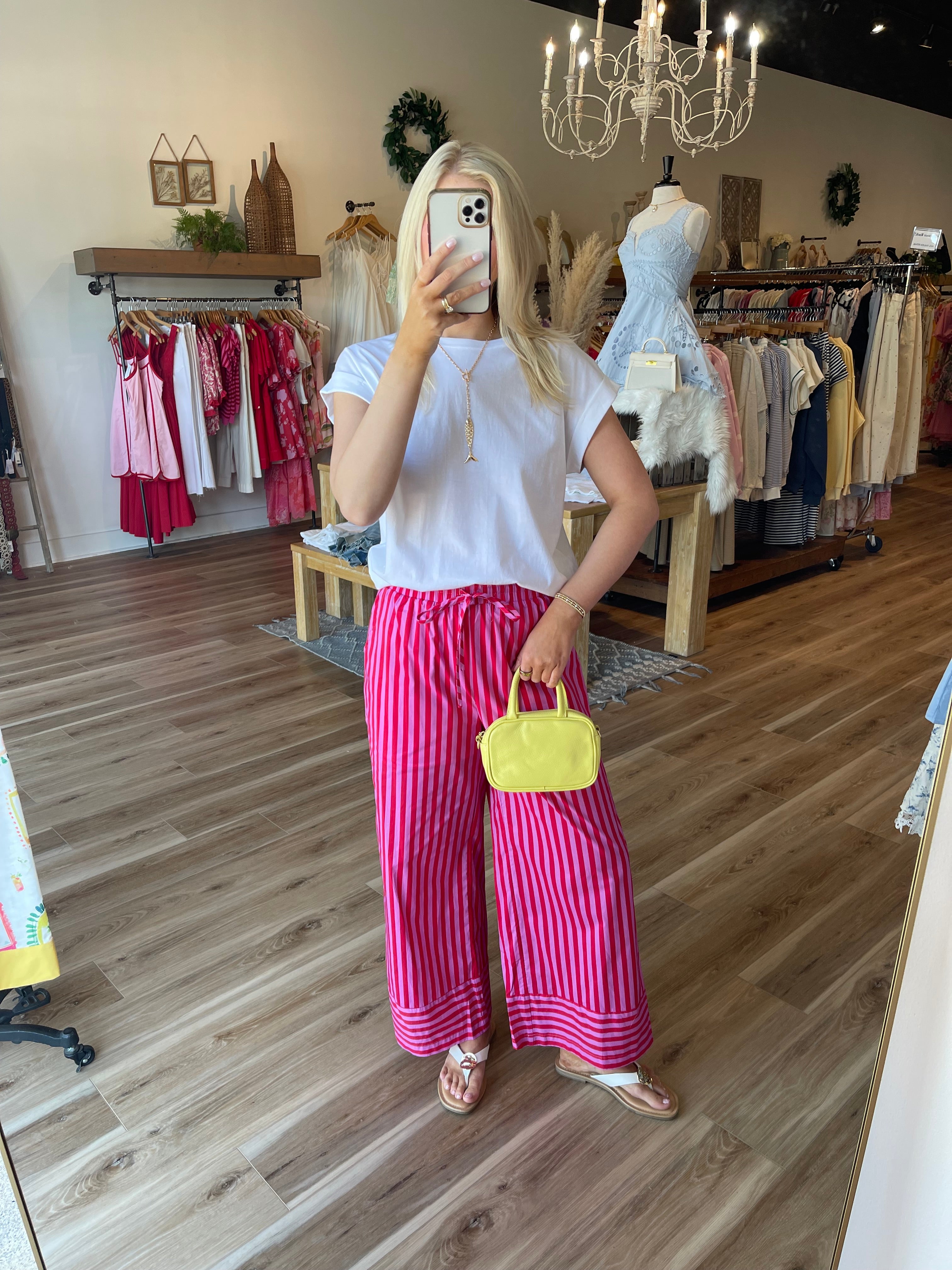 Cora Striped Pants