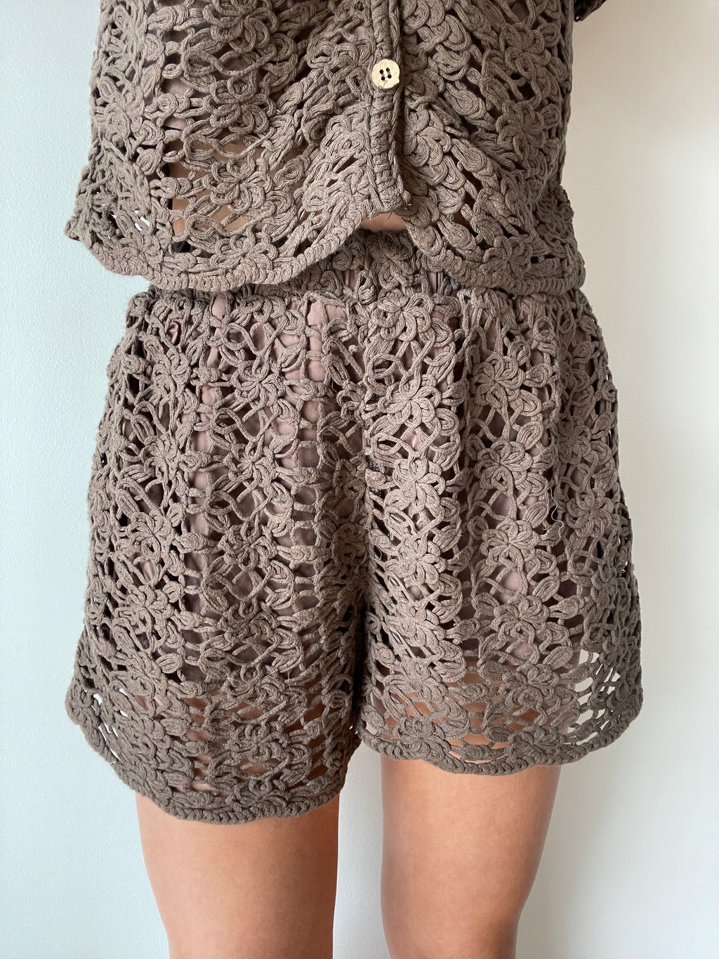 Eliana Crochet Shorts