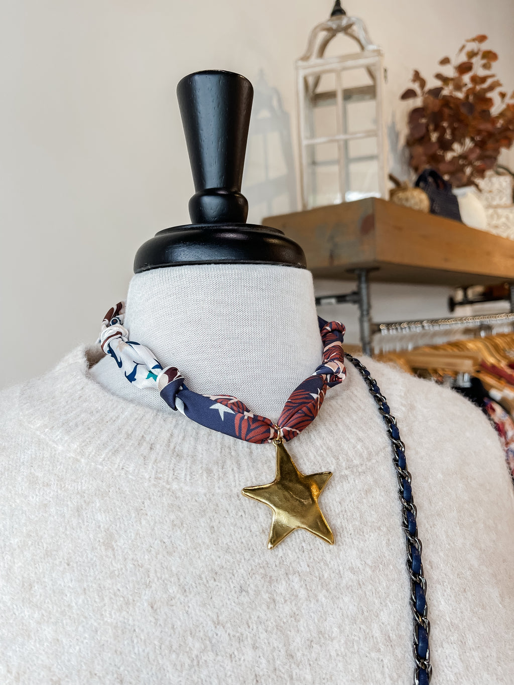 Marigold Scarf Necklace