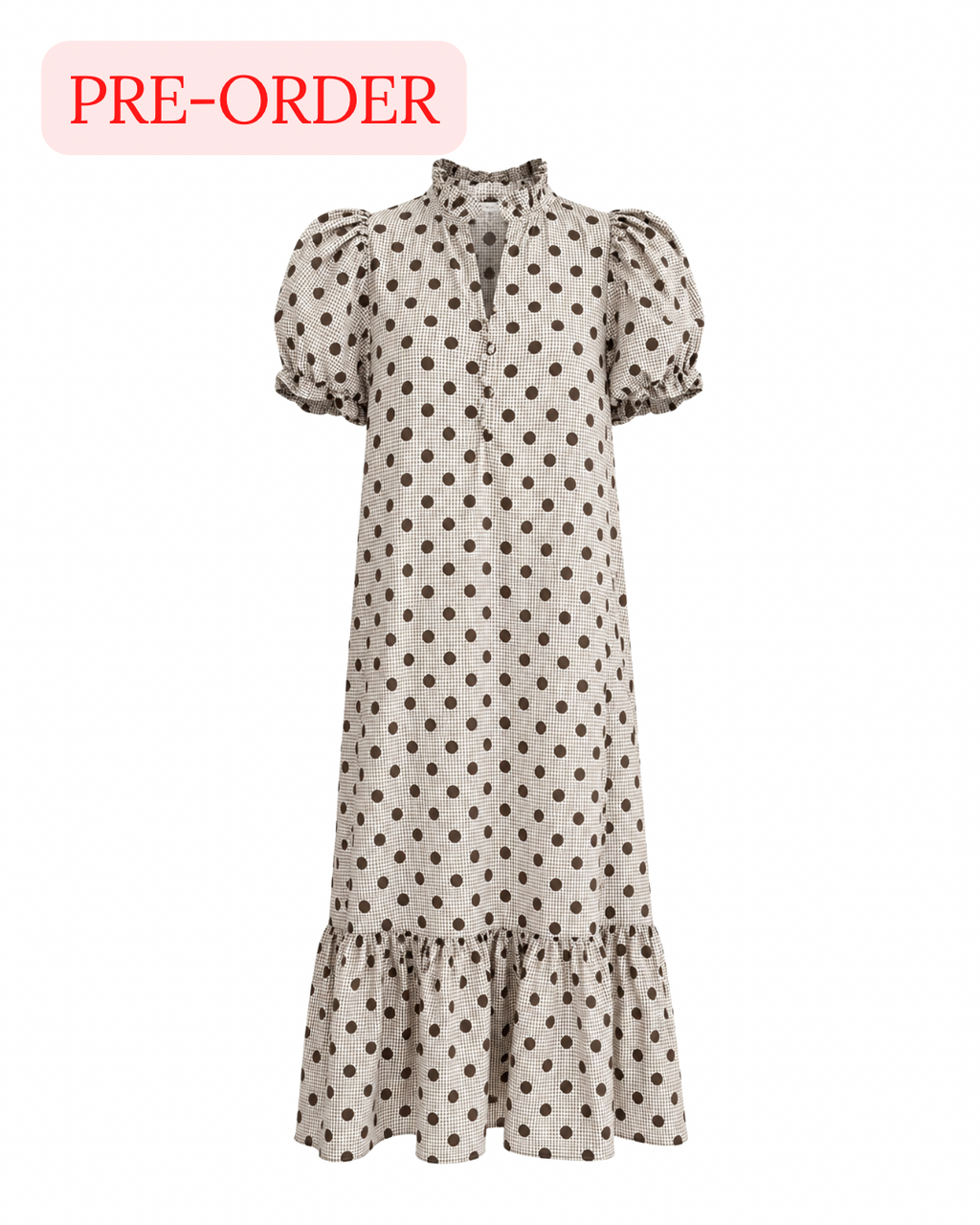 PREORDER-Frances Polka Dot Maxi Dress
