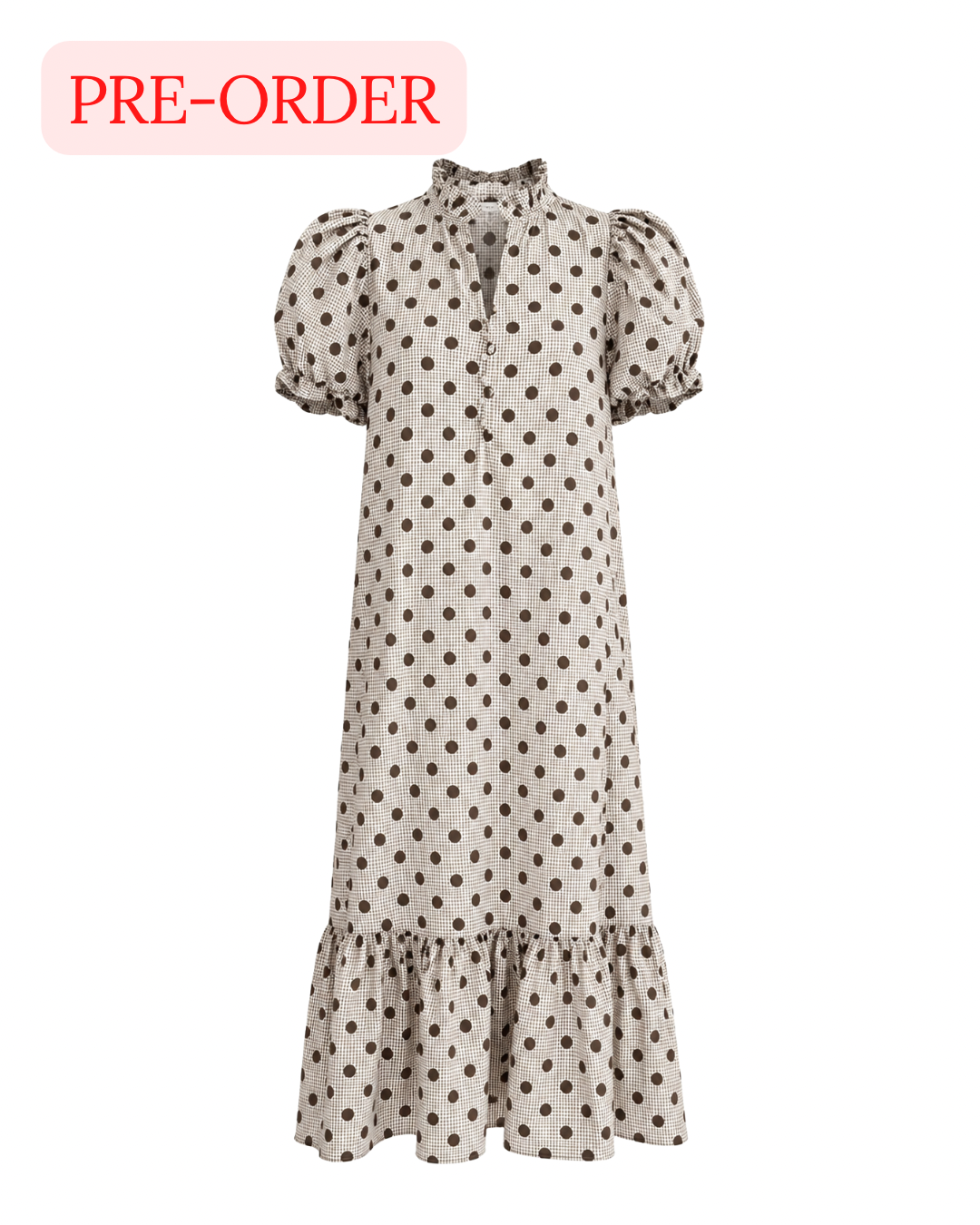 PREORDER-Frances Polka Dot Maxi Dress