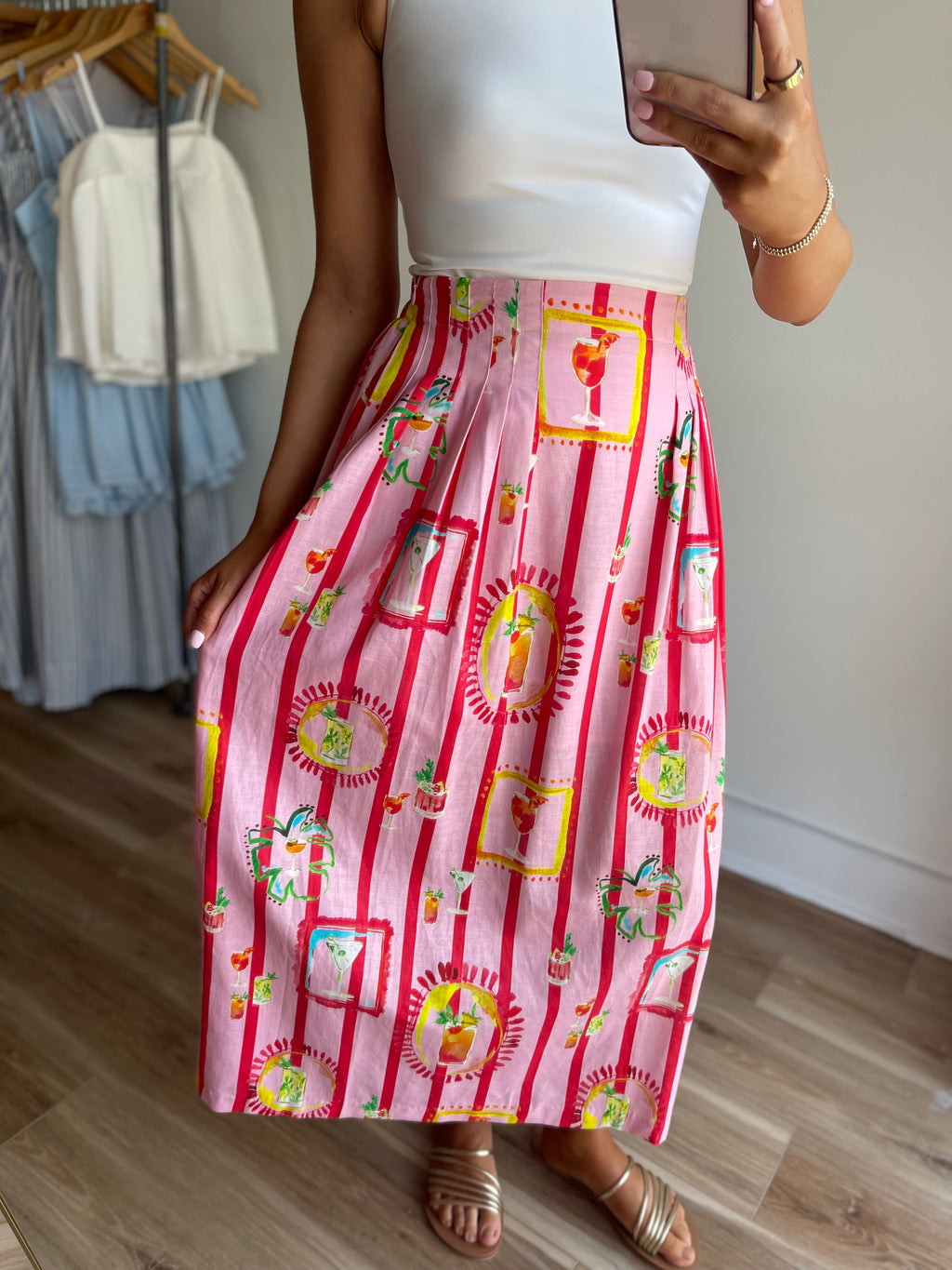 Happy Hour Midi Skirt
