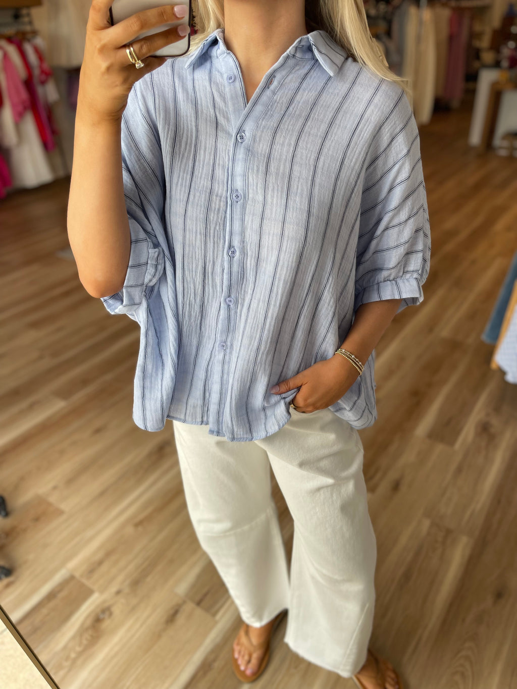 Annie Striped Blouse